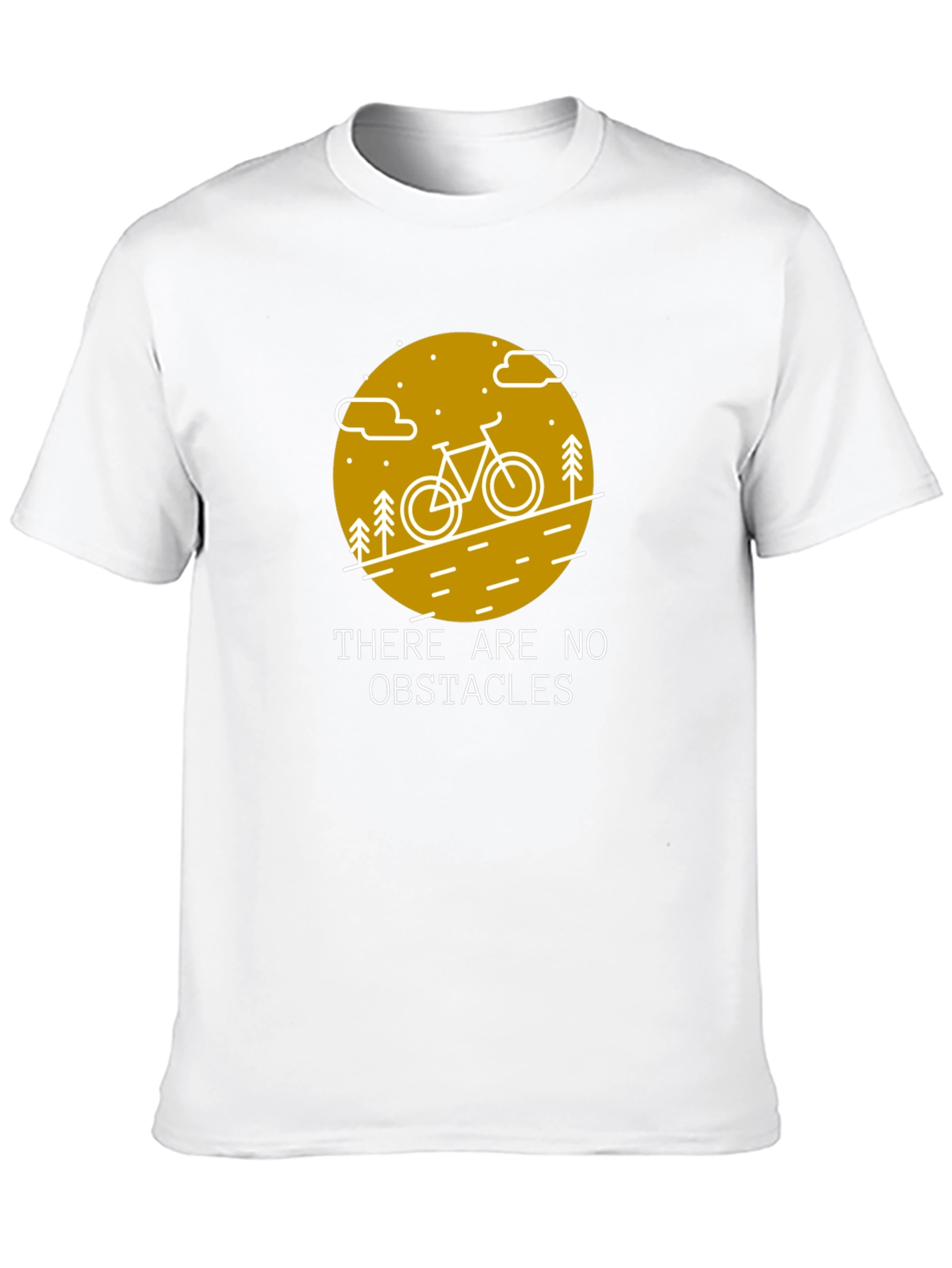 Obstacle Free Biking Graphic Tee