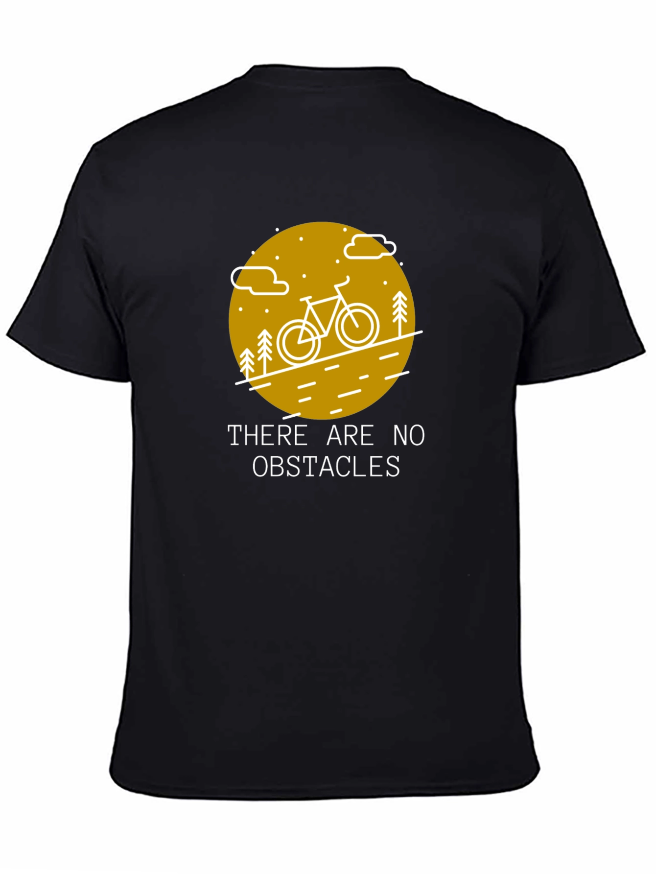 Obstacle Free Biking Graphic Tee