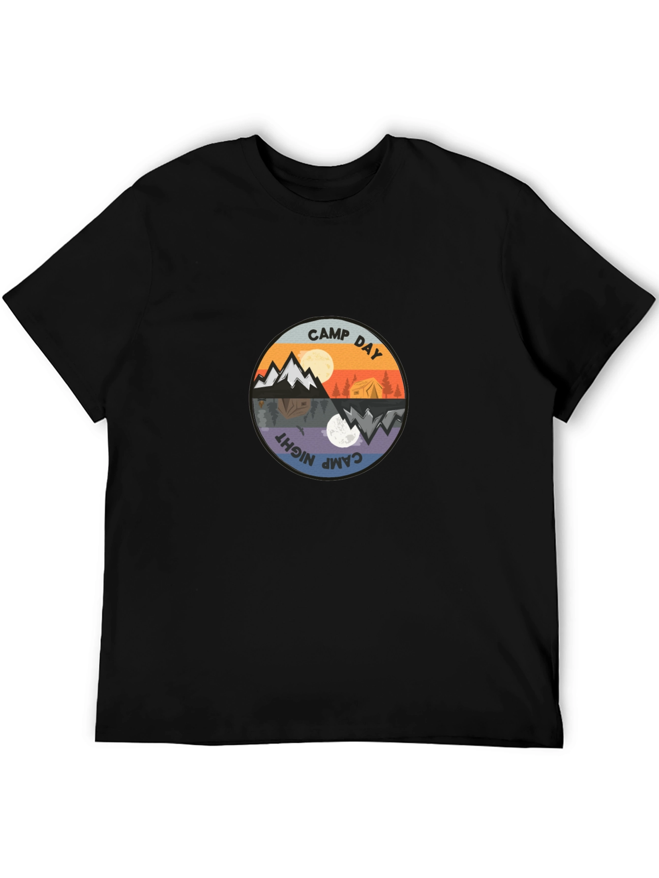 Camp Day & Night Graphic Tee