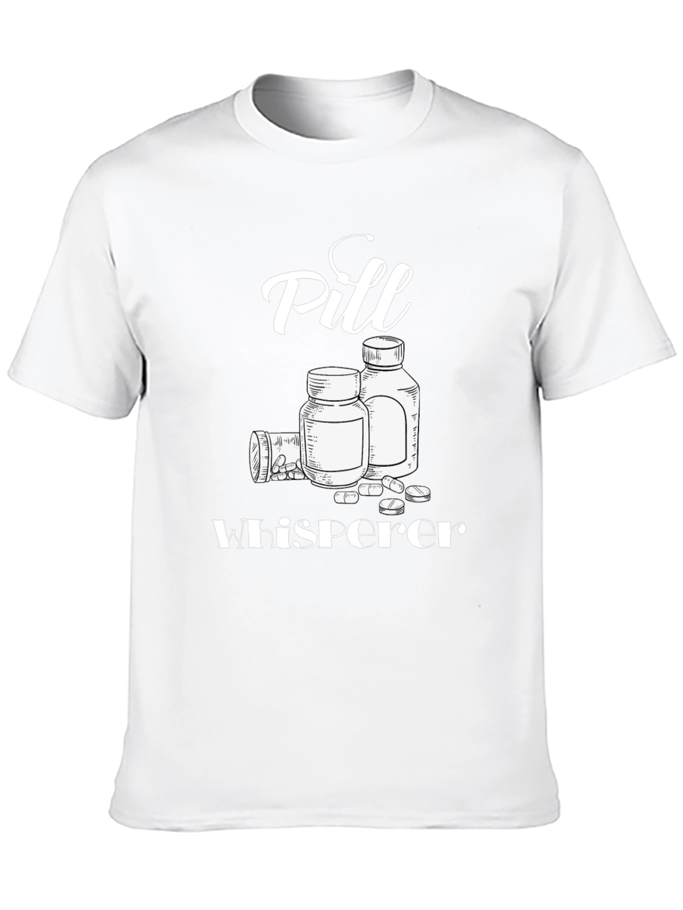 Pill Whisperer Graphic T-Shirt - Black Cotton Tee