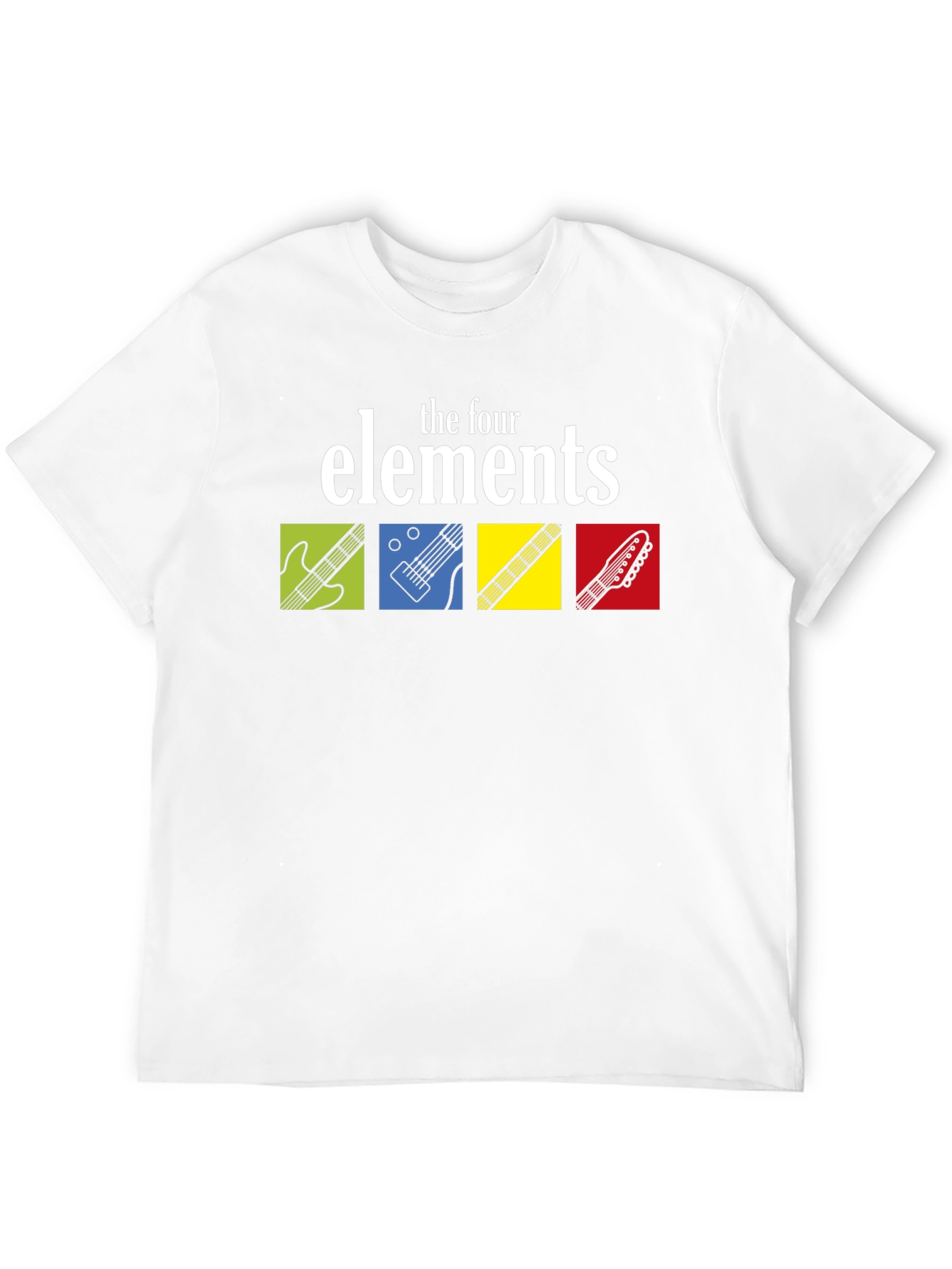 The Four Elements Guitar T-Shirt - Black