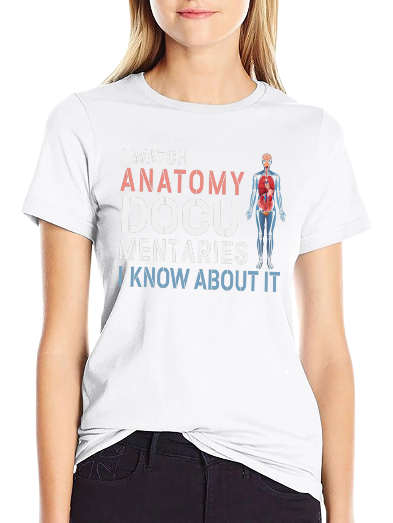 Anatomy Docu I Watch Humor Graphic T-Shirt