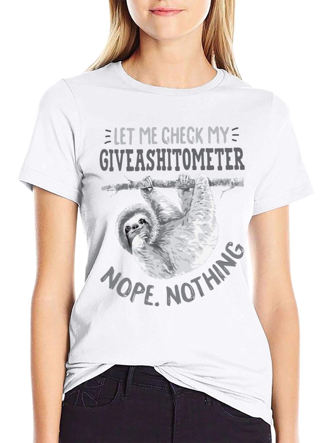 Giveashitometer Sloth T-Shirt