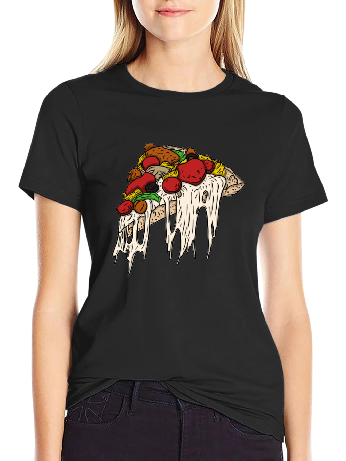 Pizza Slice Graphic T-Shirt