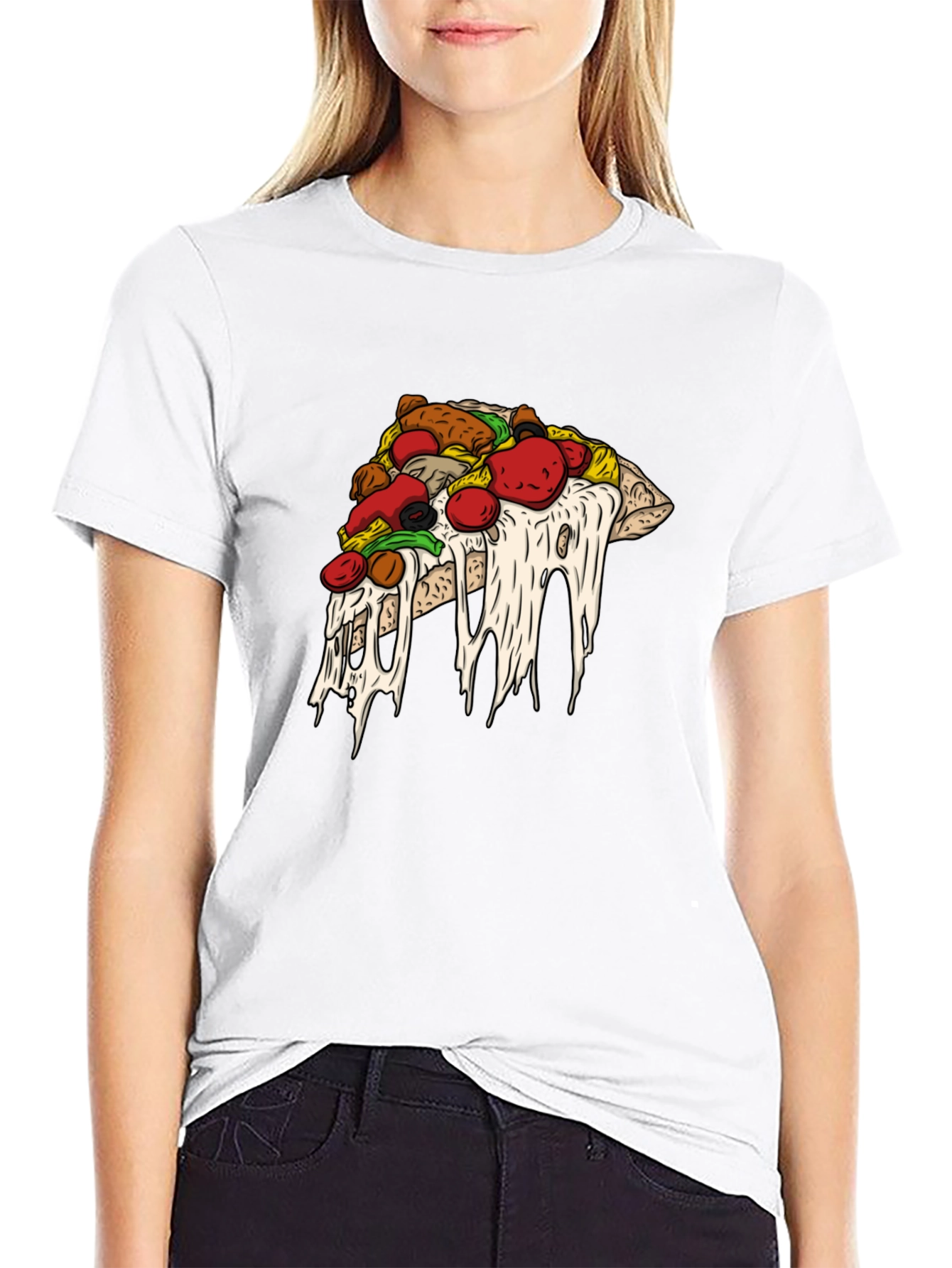 Pizza Slice Graphic T-Shirt