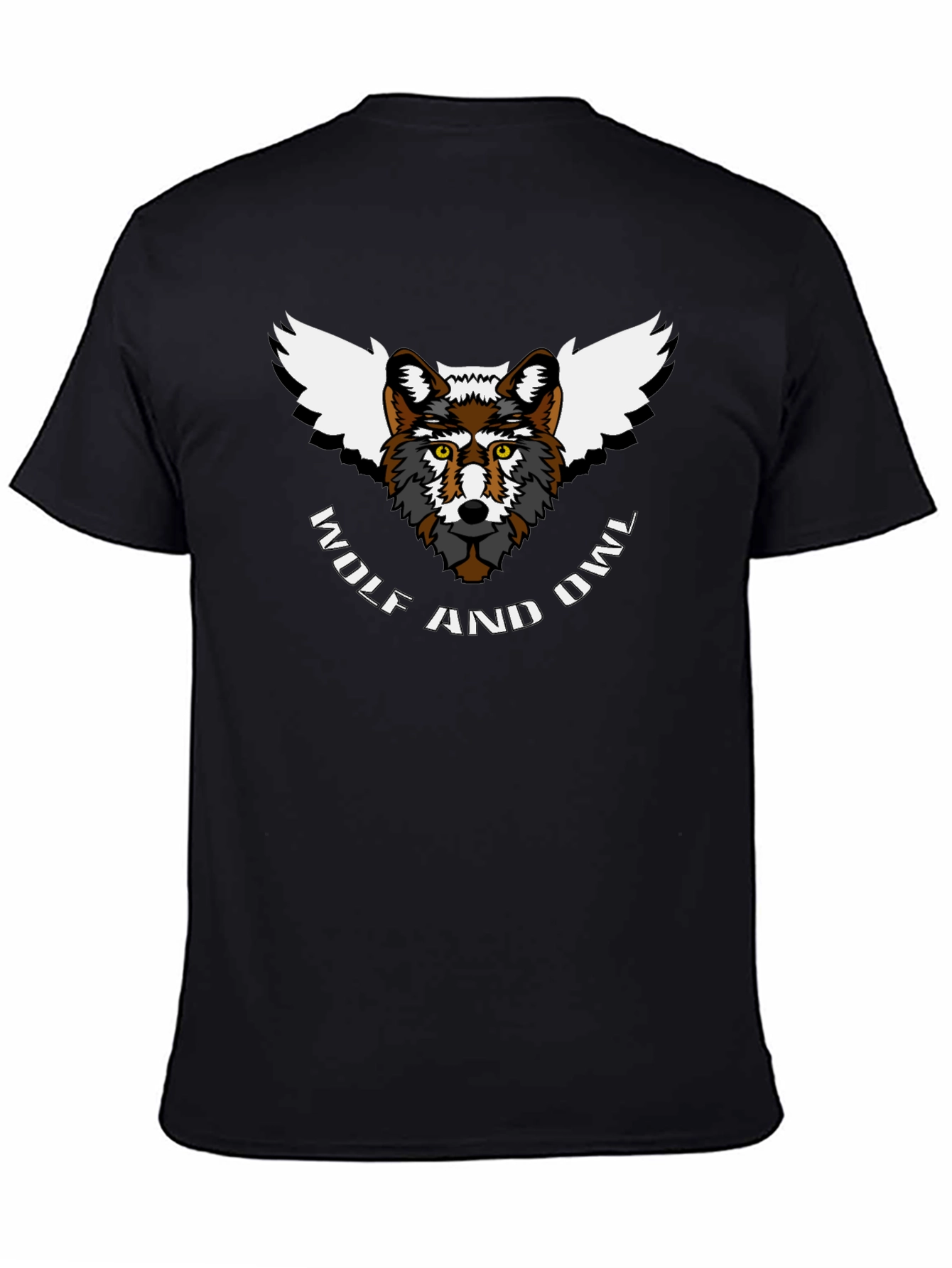 Wolf and Owl T-Shirt - Unique Animal Design