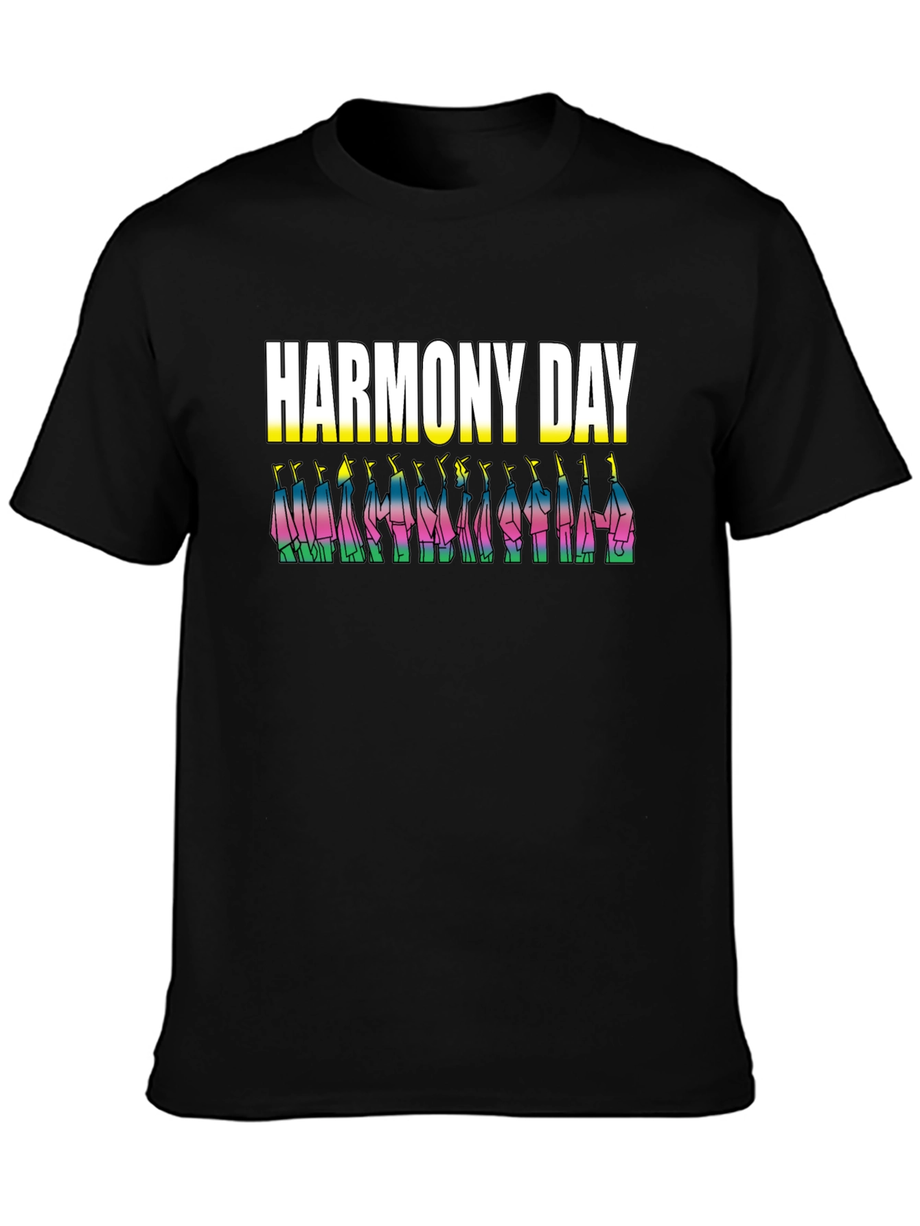 Harmony Day Black Graphic Tee