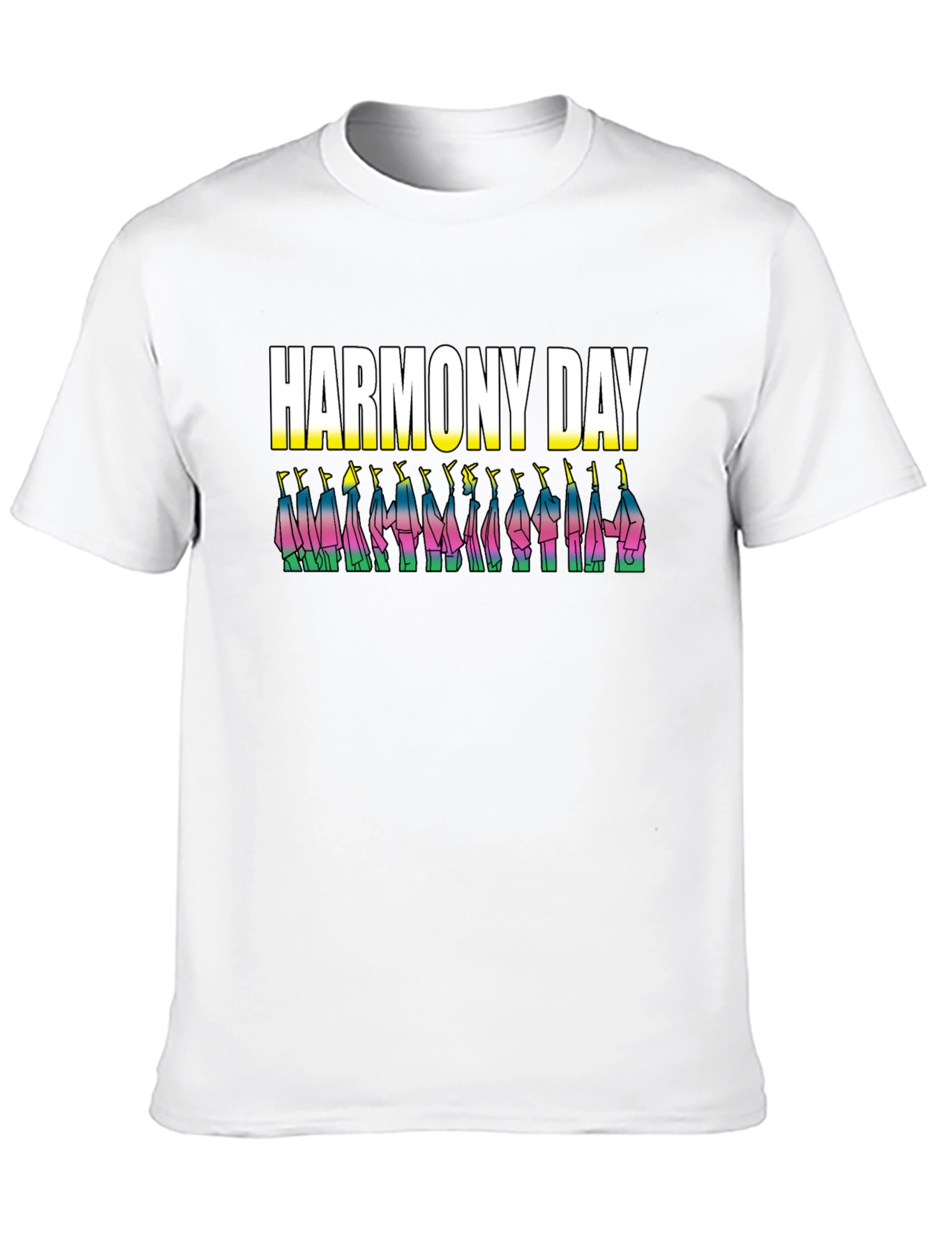 Harmony Day Black Graphic Tee