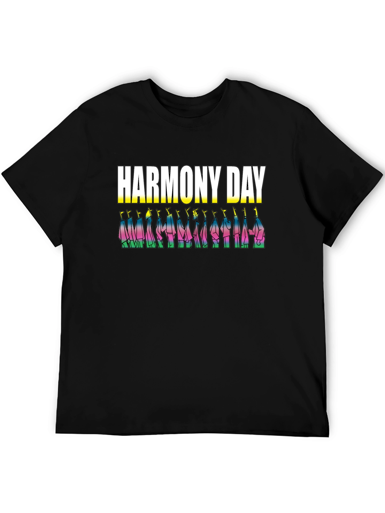 Harmony Day Black Graphic Tee