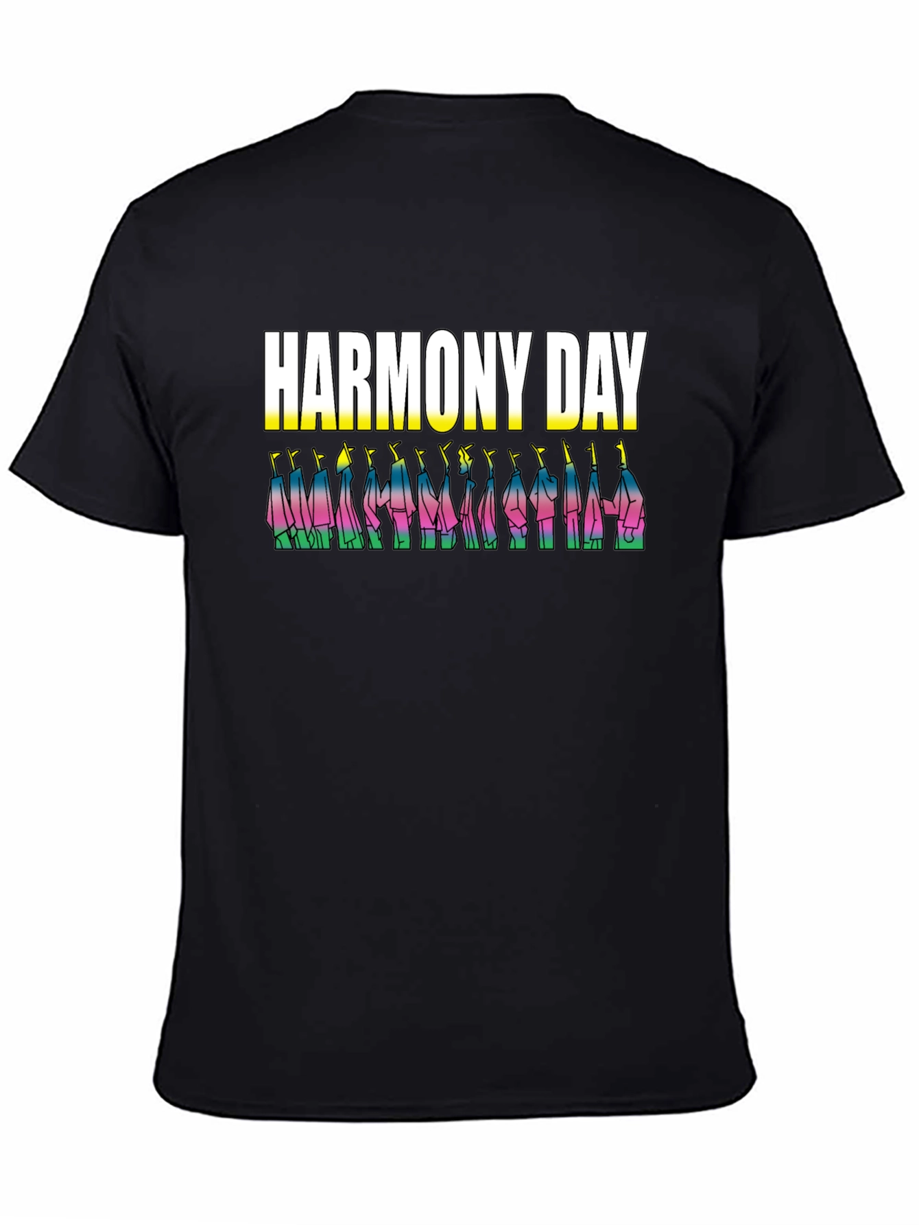 Harmony Day Black Graphic Tee