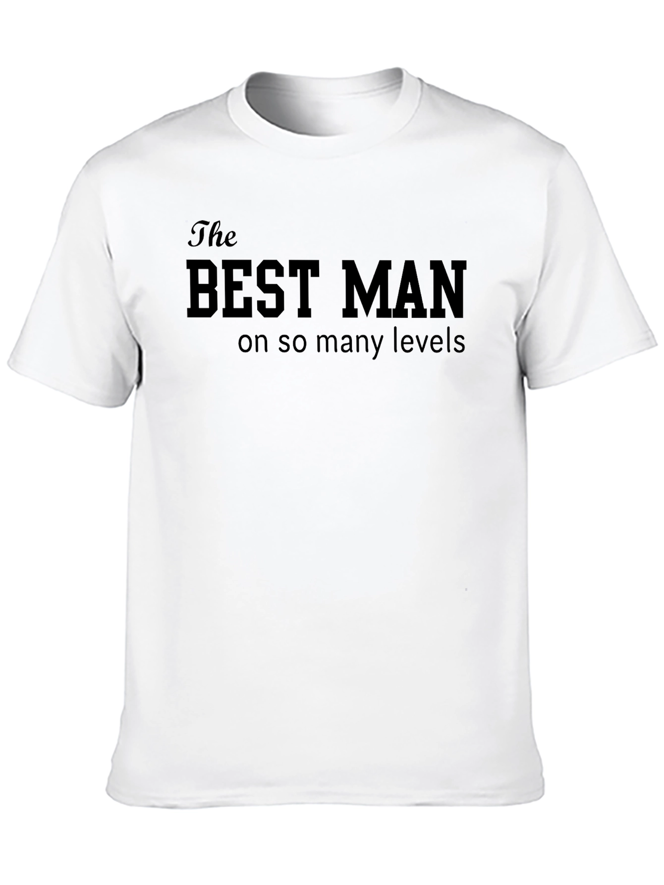 The Best Man T-Shirt - Grooms Crew Apparel