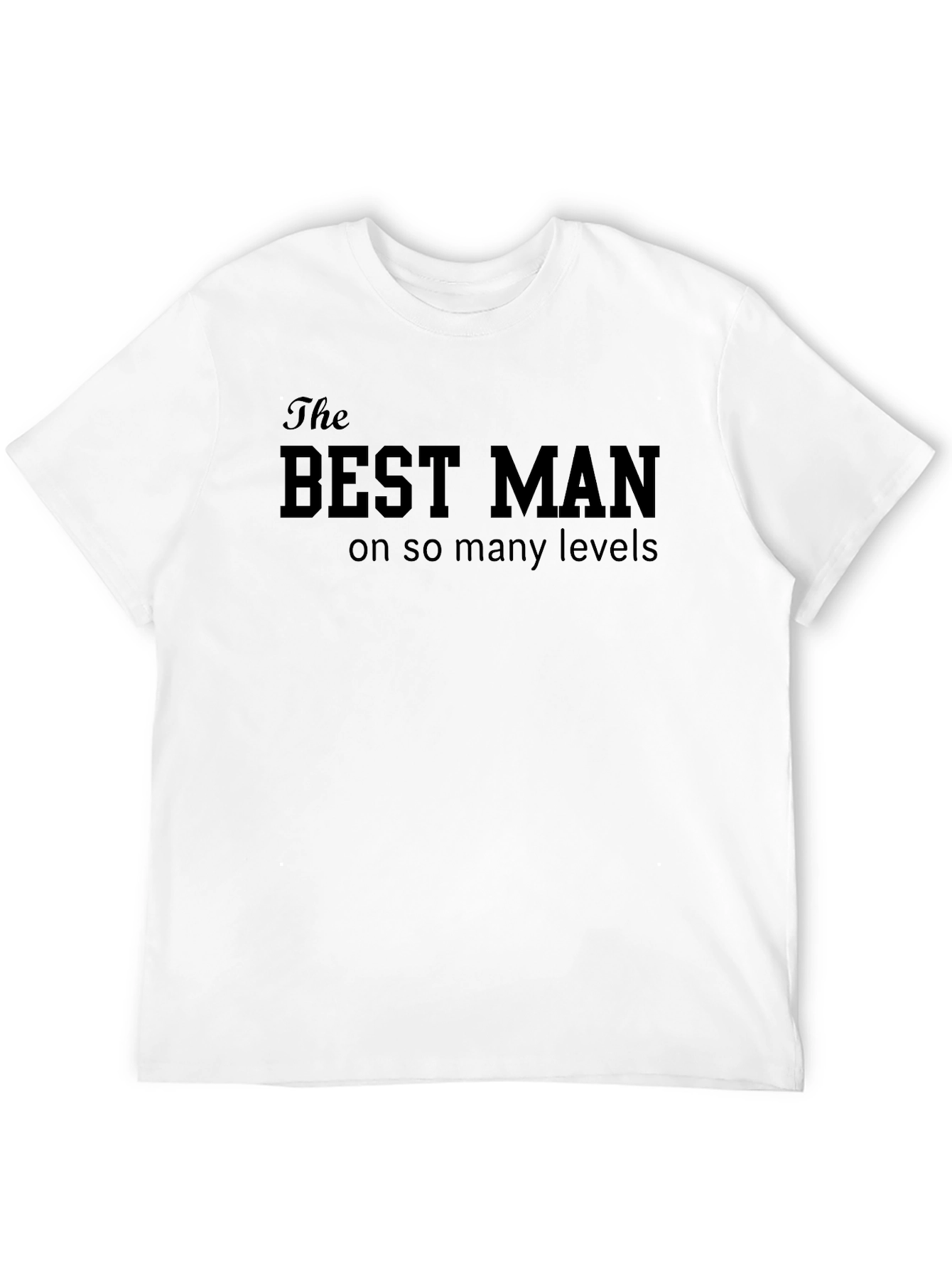 The Best Man T-Shirt - Grooms Crew Apparel
