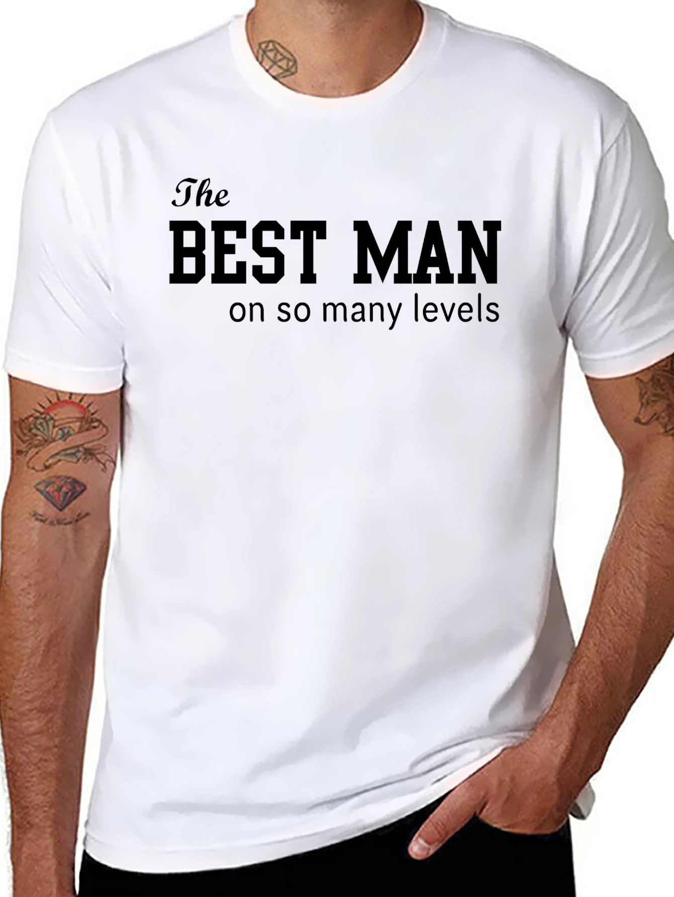 The Best Man T-Shirt - Grooms Crew Apparel