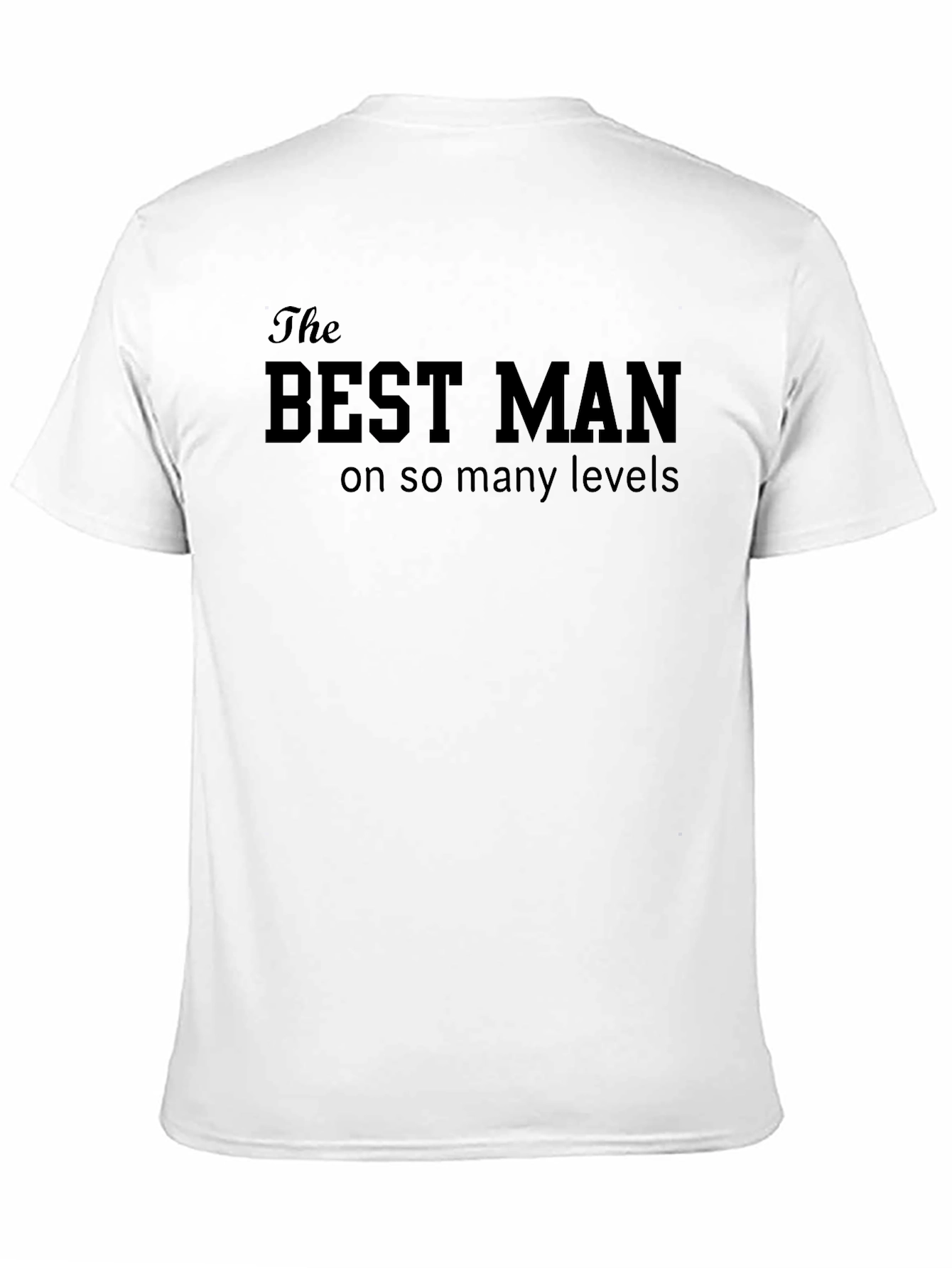 The Best Man T-Shirt - Grooms Crew Apparel