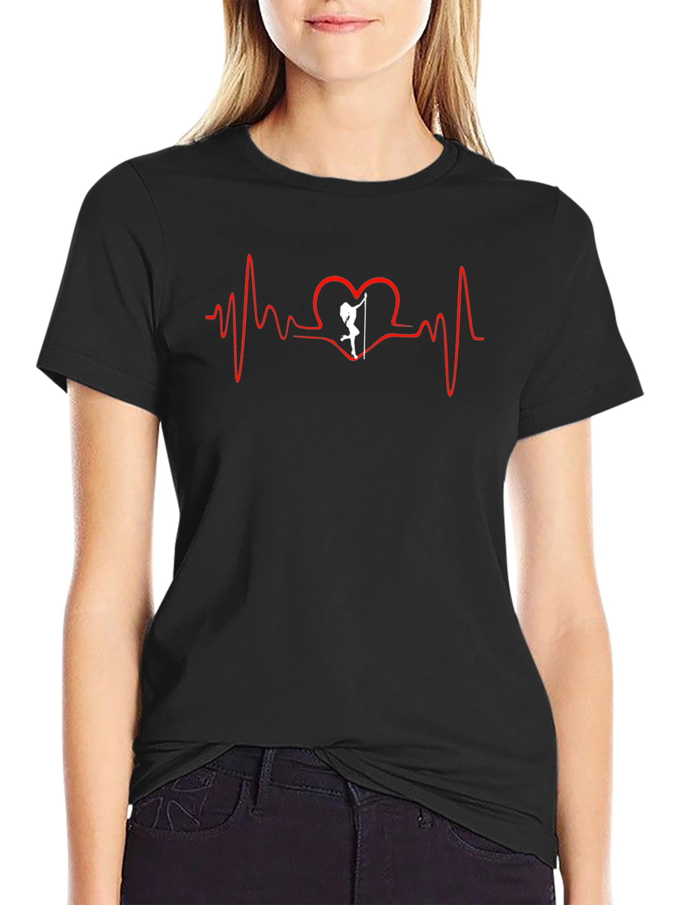 Heartbeat Pole Dancer T-Shirt