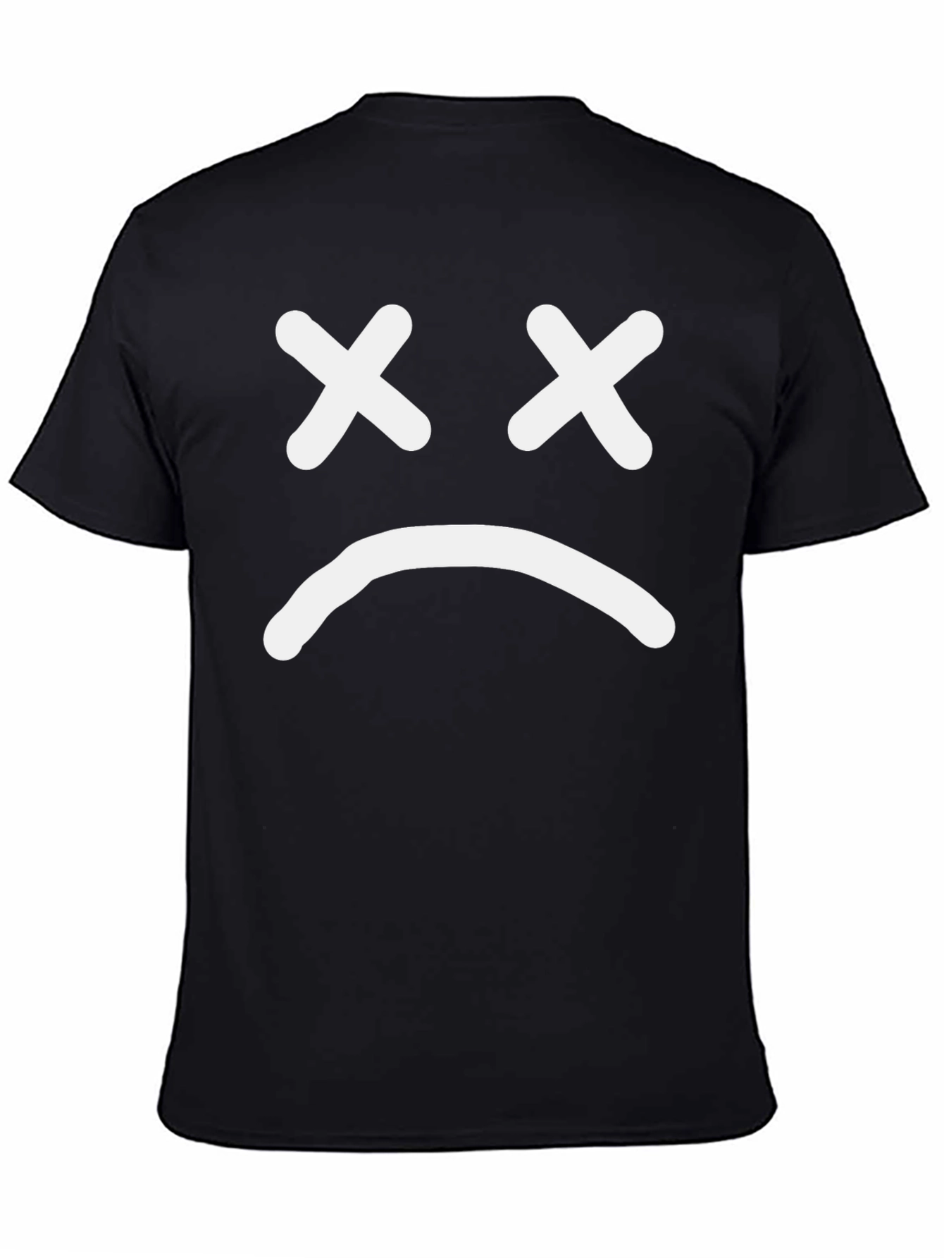 Sad Face Graphic T-Shirt - Unisex Cotton Tee