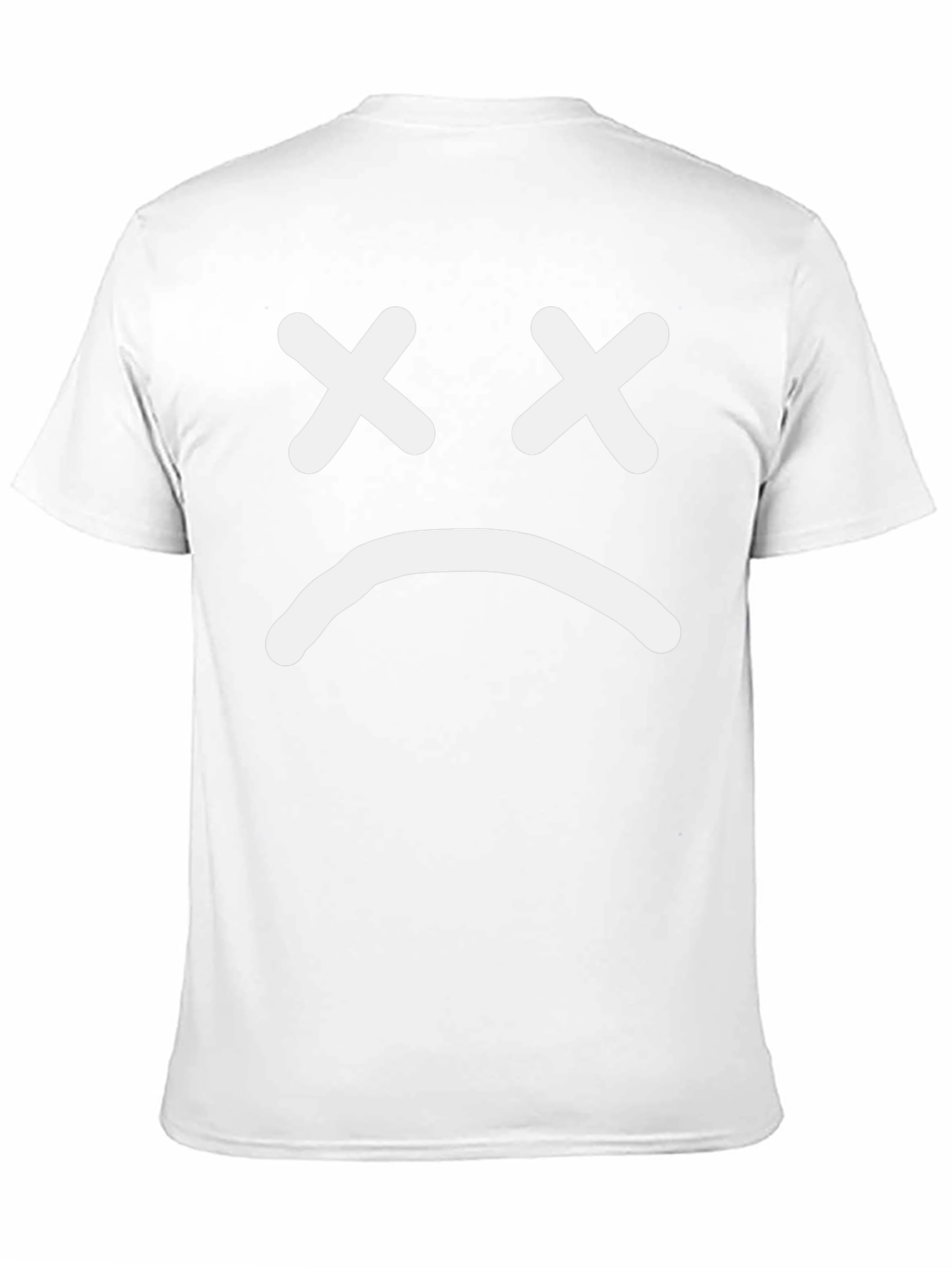 Sad Face Graphic T-Shirt - Unisex Cotton Tee