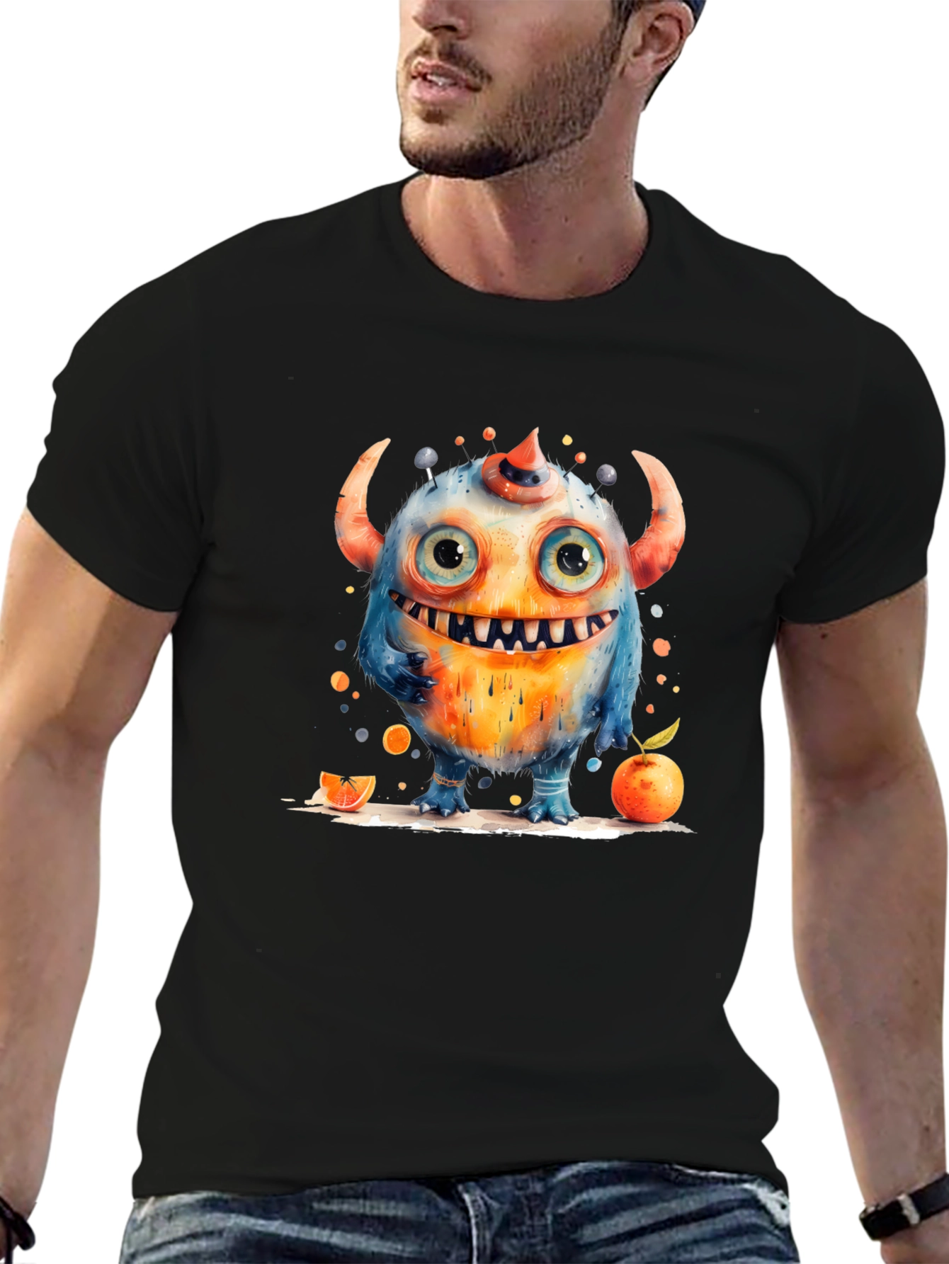Monster Graphic Tee - Fun Cartoon Creature Design