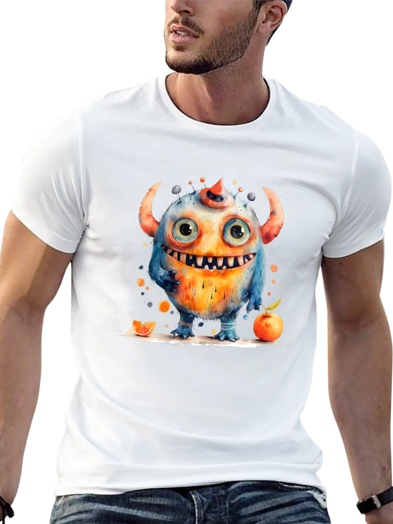 Monster Graphic Tee - Fun Cartoon Creature Design