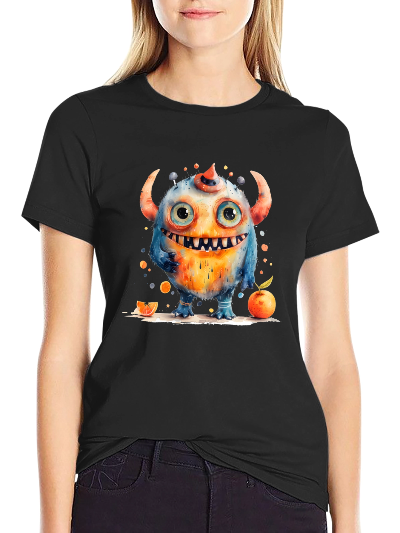 Monster Graphic Tee - Fun Cartoon Creature Design