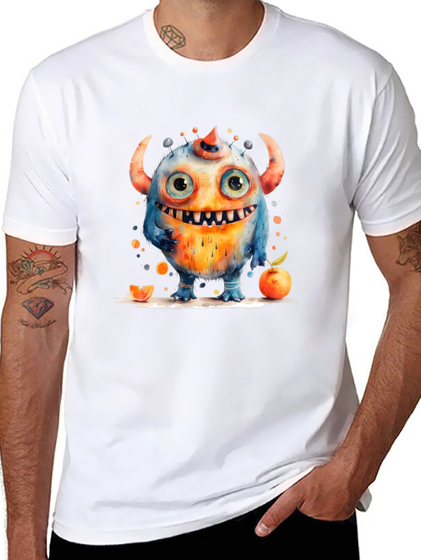 Monster Graphic Tee - Fun Cartoon Creature Design