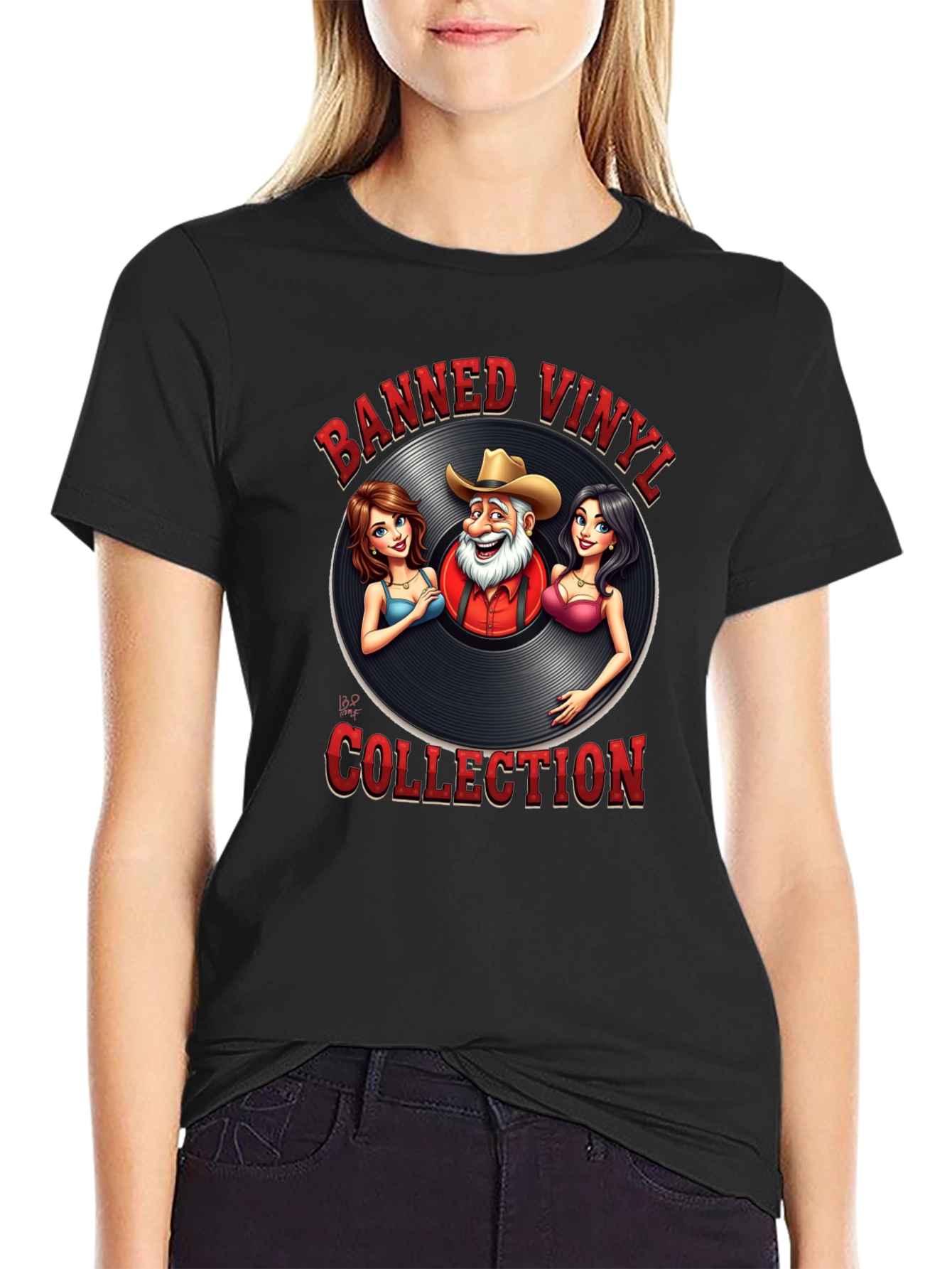 Banned Vinyl Collection T-Shirt - Country Music Style