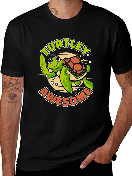 Turtlely Awesome Black T-Shirt