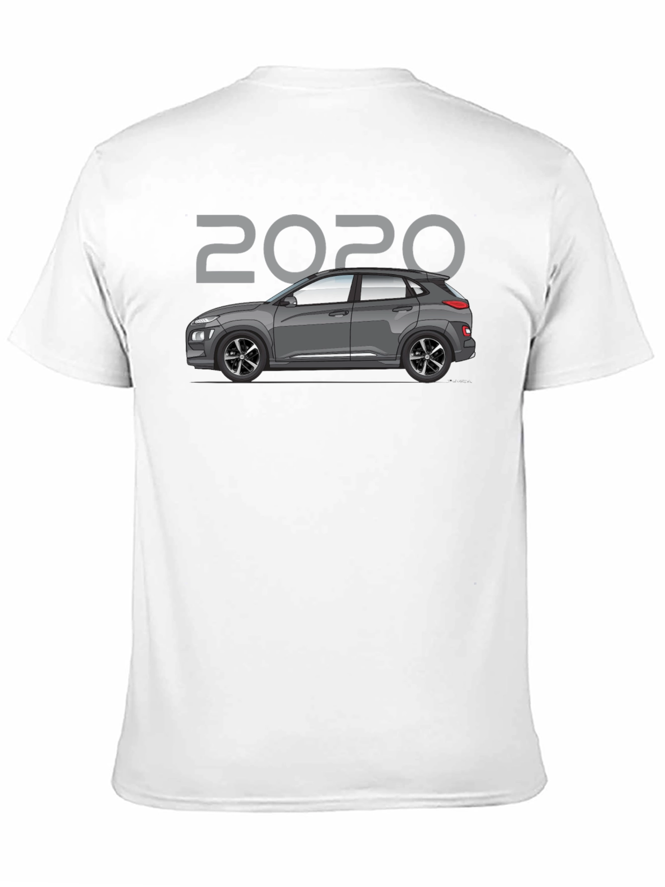2020 Car Graphic T-Shirt - Black