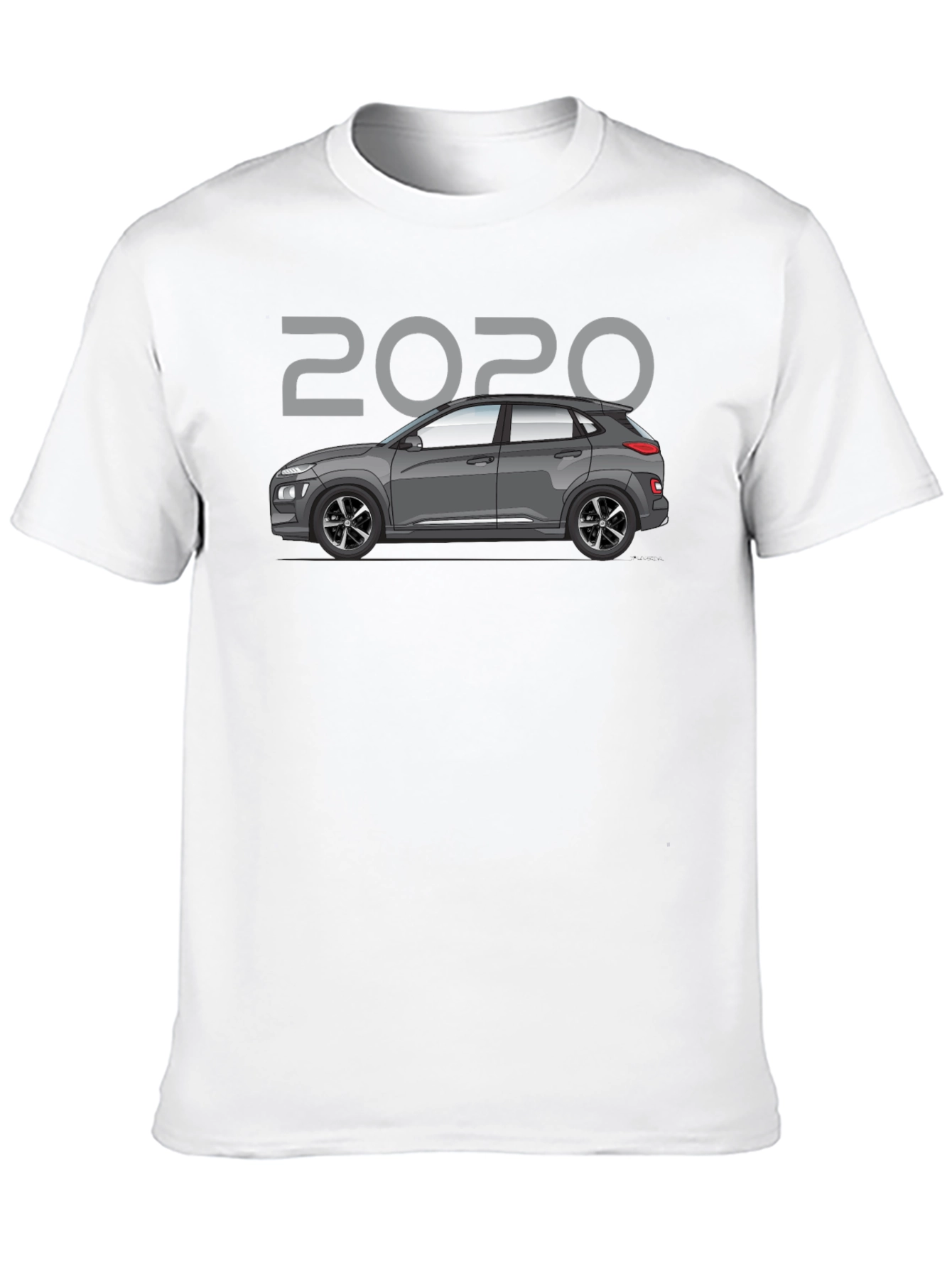 2020 Car Graphic T-Shirt - Black