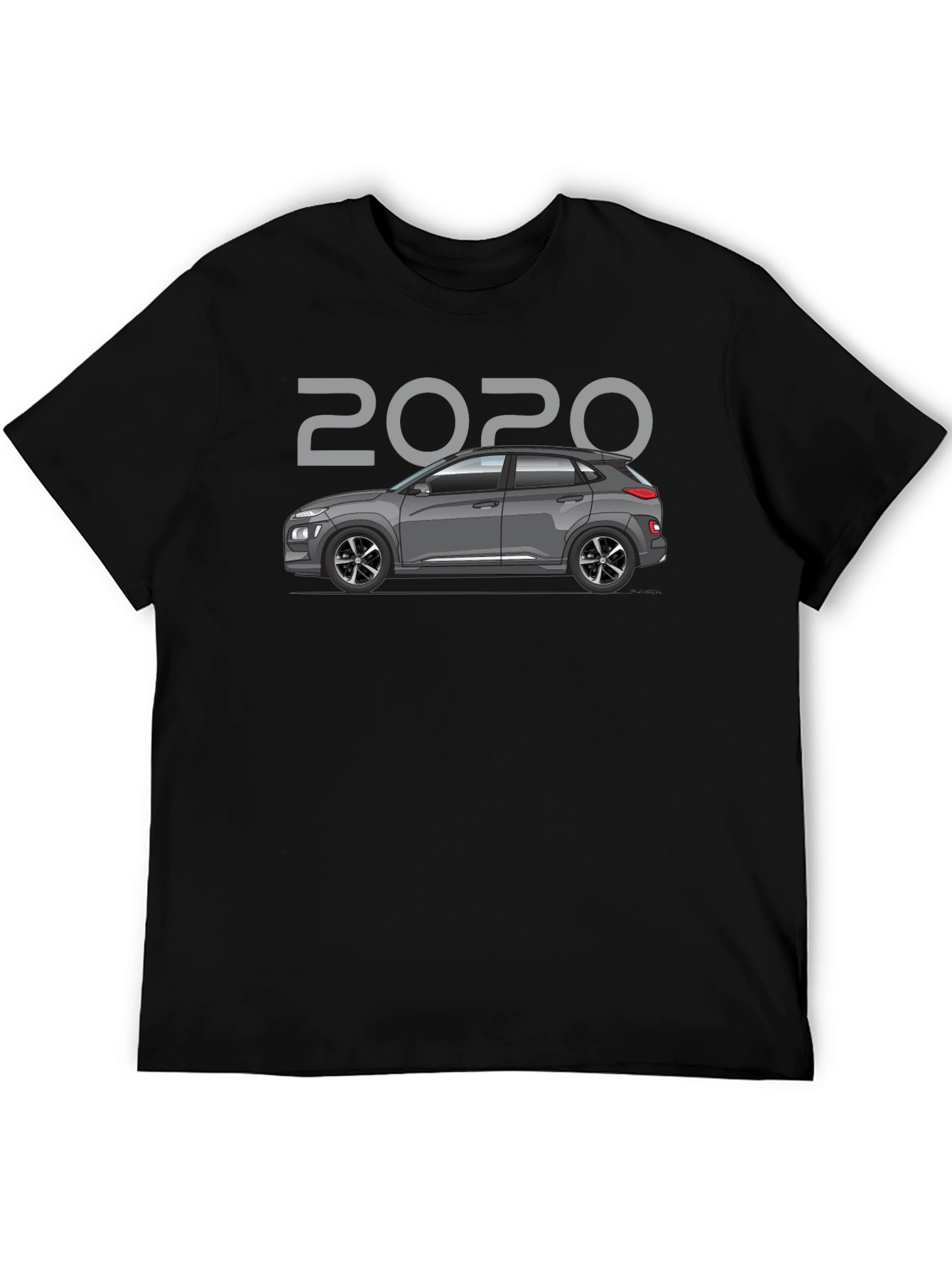 2020 Car Graphic T-Shirt - Black