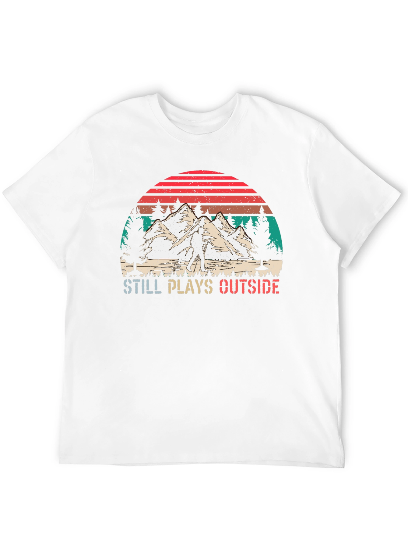 Still Plays Outside Bigfoot Graphic T-Shirt