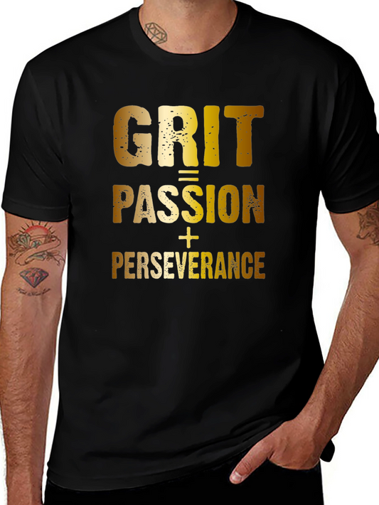 Grit Passion Perseverance Graphic T-Shirt