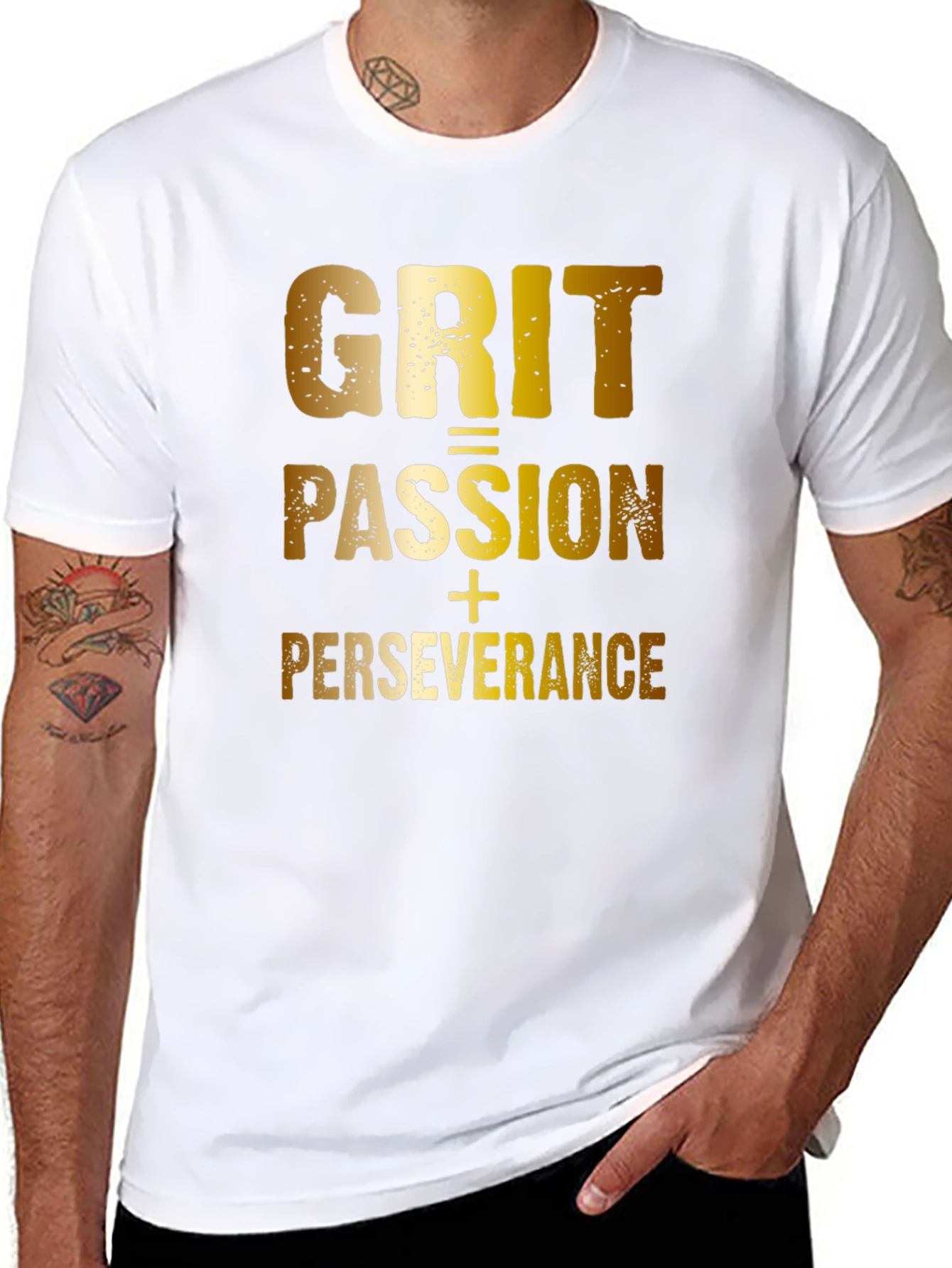 Grit Passion Perseverance Graphic T-Shirt