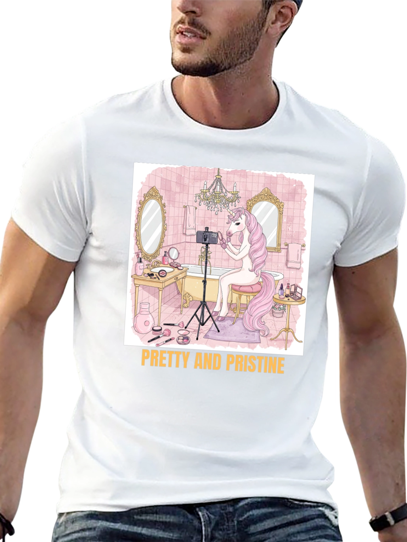 Unicorn Beauty Vlogger Graphic Tee