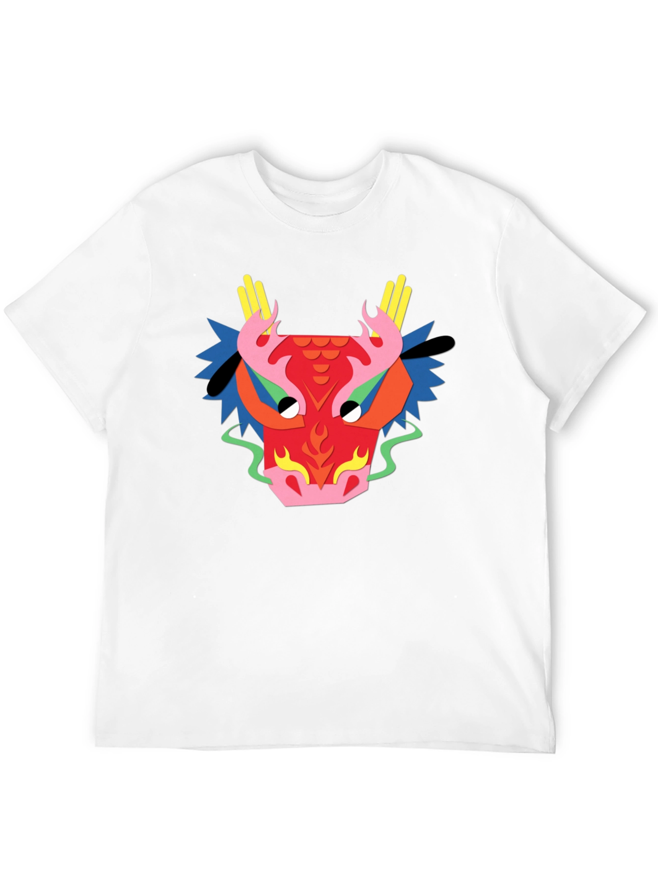 Dragon Graphic Tee - Unique Design Black T-Shirt