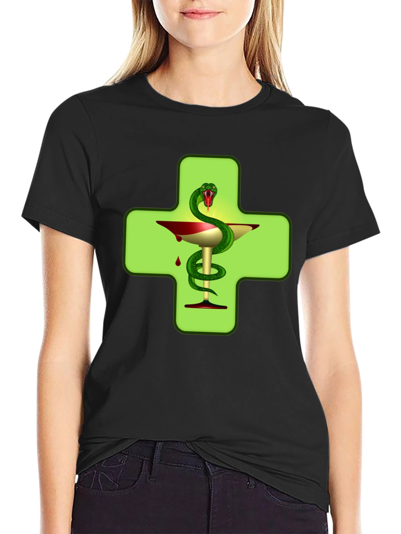 Caduceus T-Shirt: Medicine Symbol Tee
