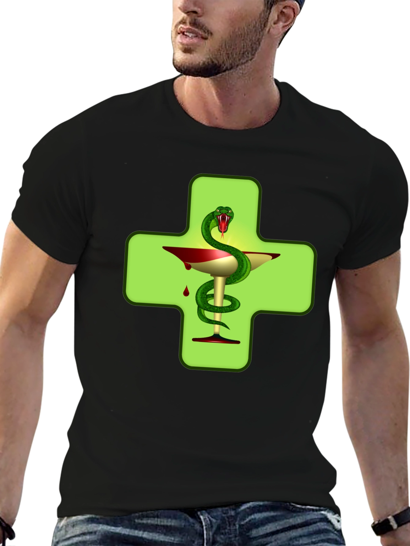 Caduceus T-Shirt: Medicine Symbol Tee