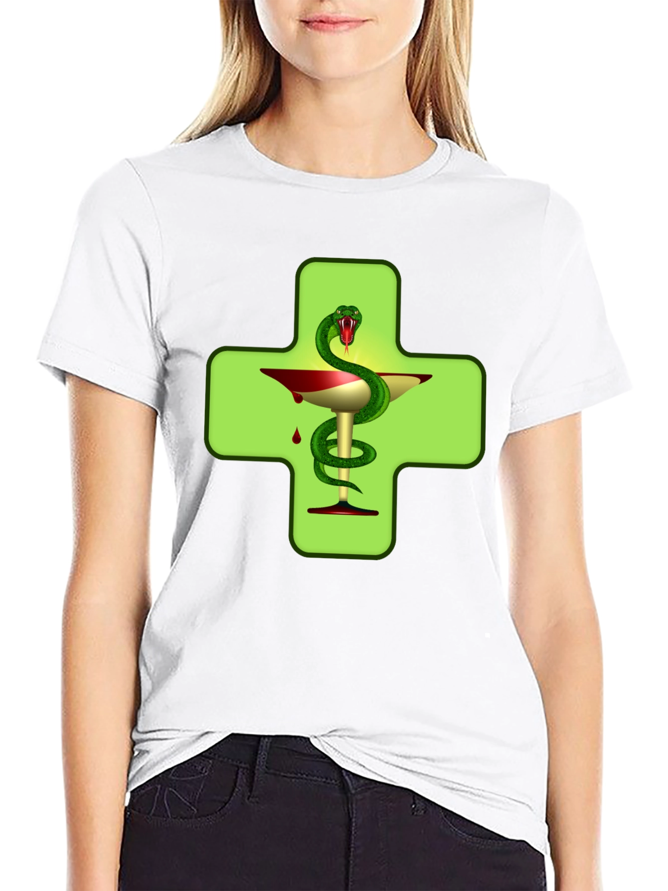 Caduceus T-Shirt: Medicine Symbol Tee