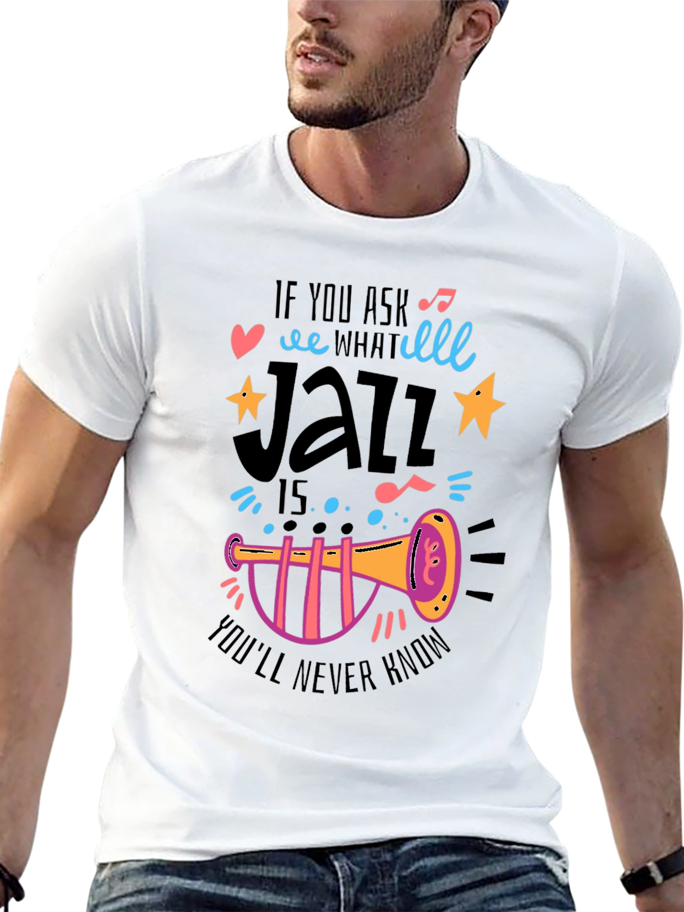 Jazz Music Lover Graphic T-Shirt