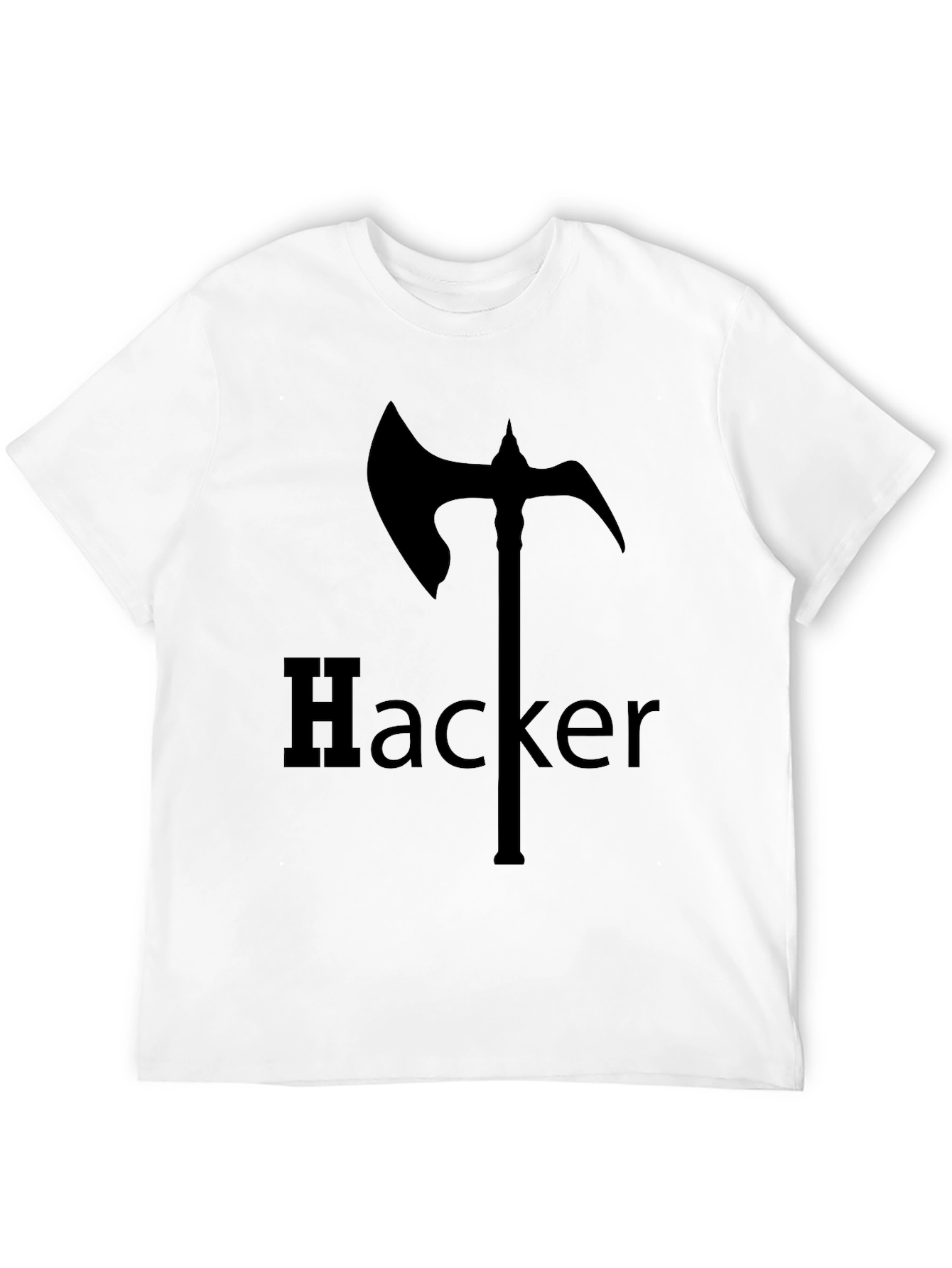Hacker Axe T-Shirt - Edgy Graphic Tee