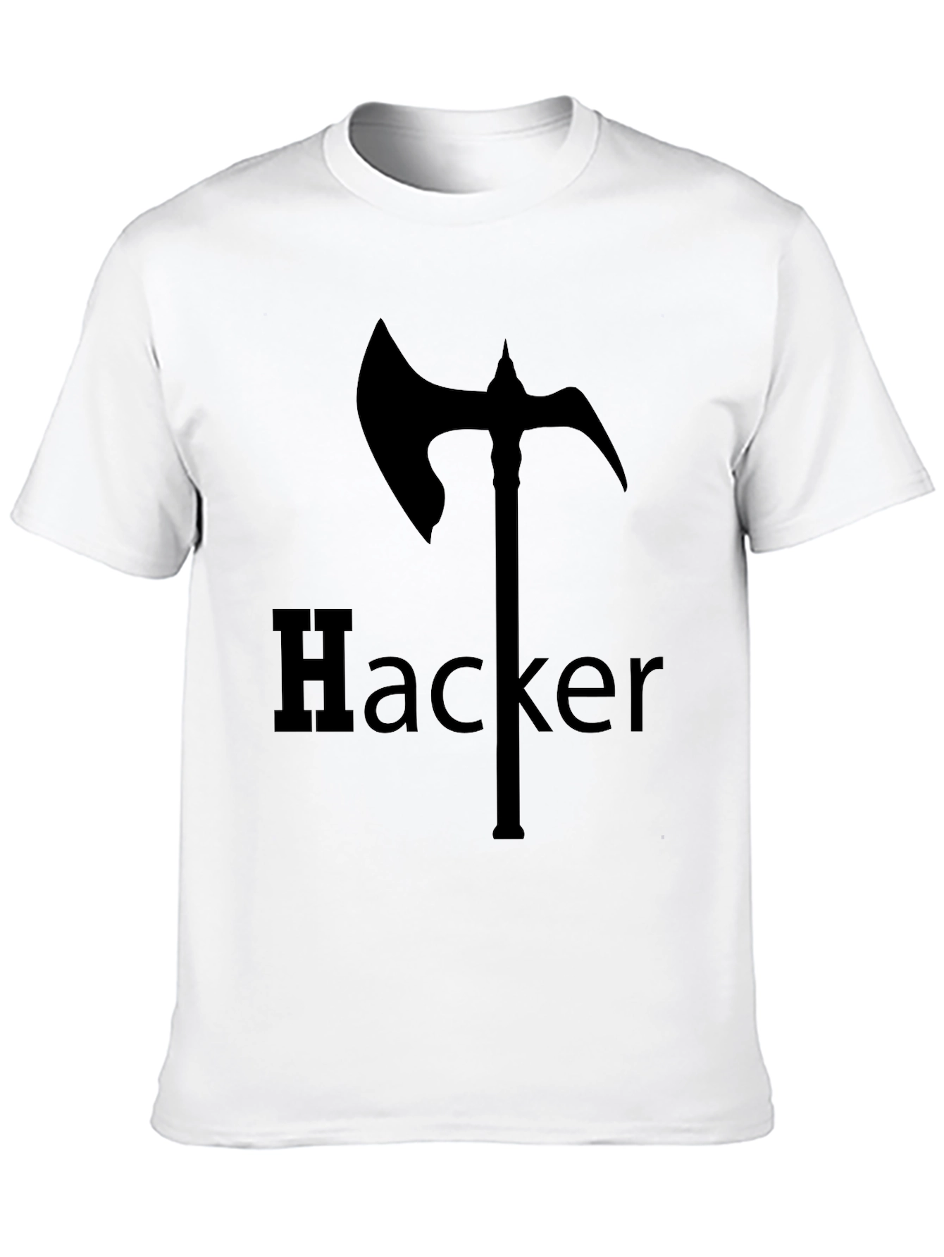 Hacker Axe T-Shirt - Edgy Graphic Tee