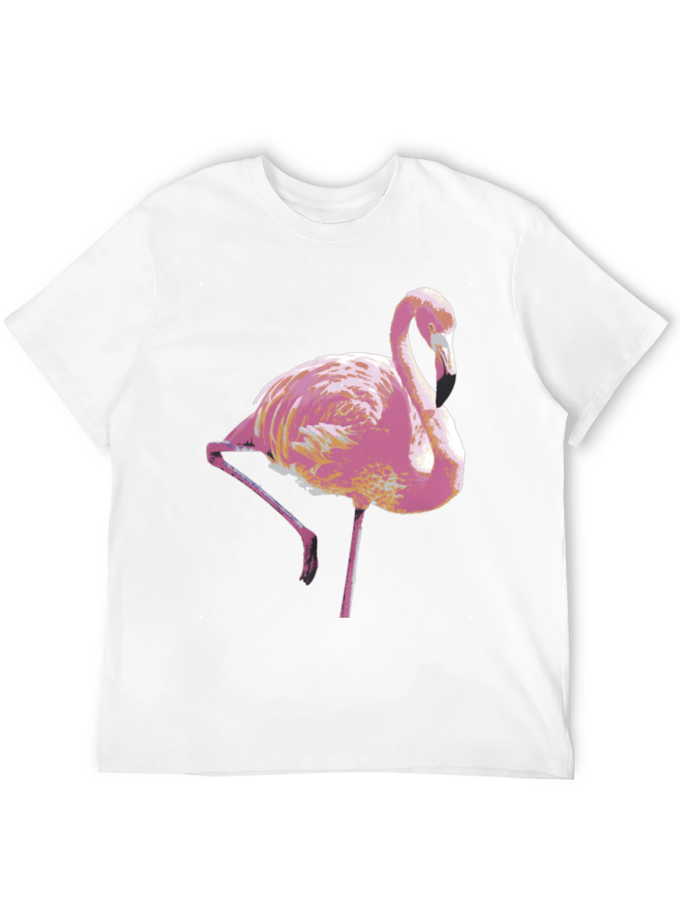 Pink Flamingo Graphic Tee - Stylish Mens T-Shirt
