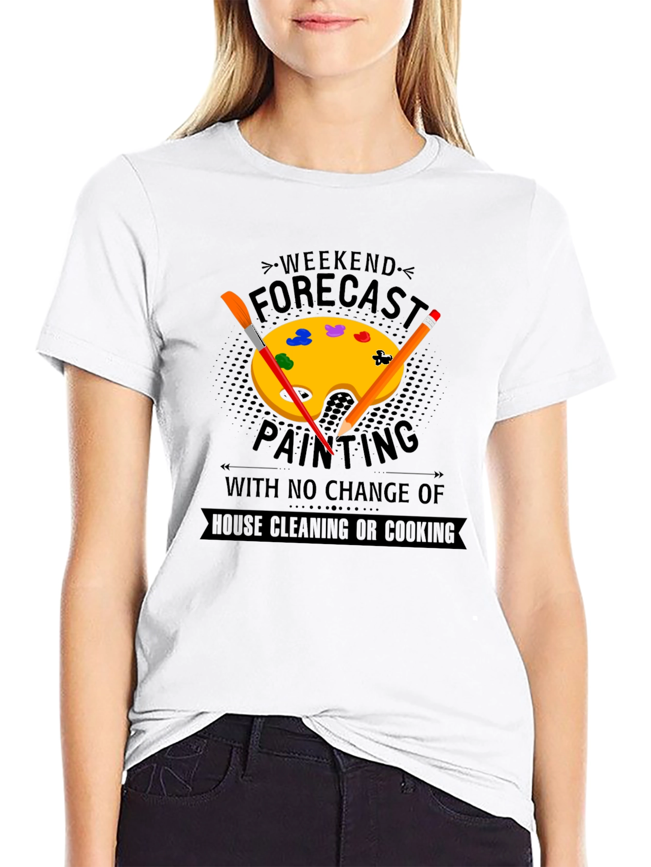 Weekend Painting Forecast T-Shirt