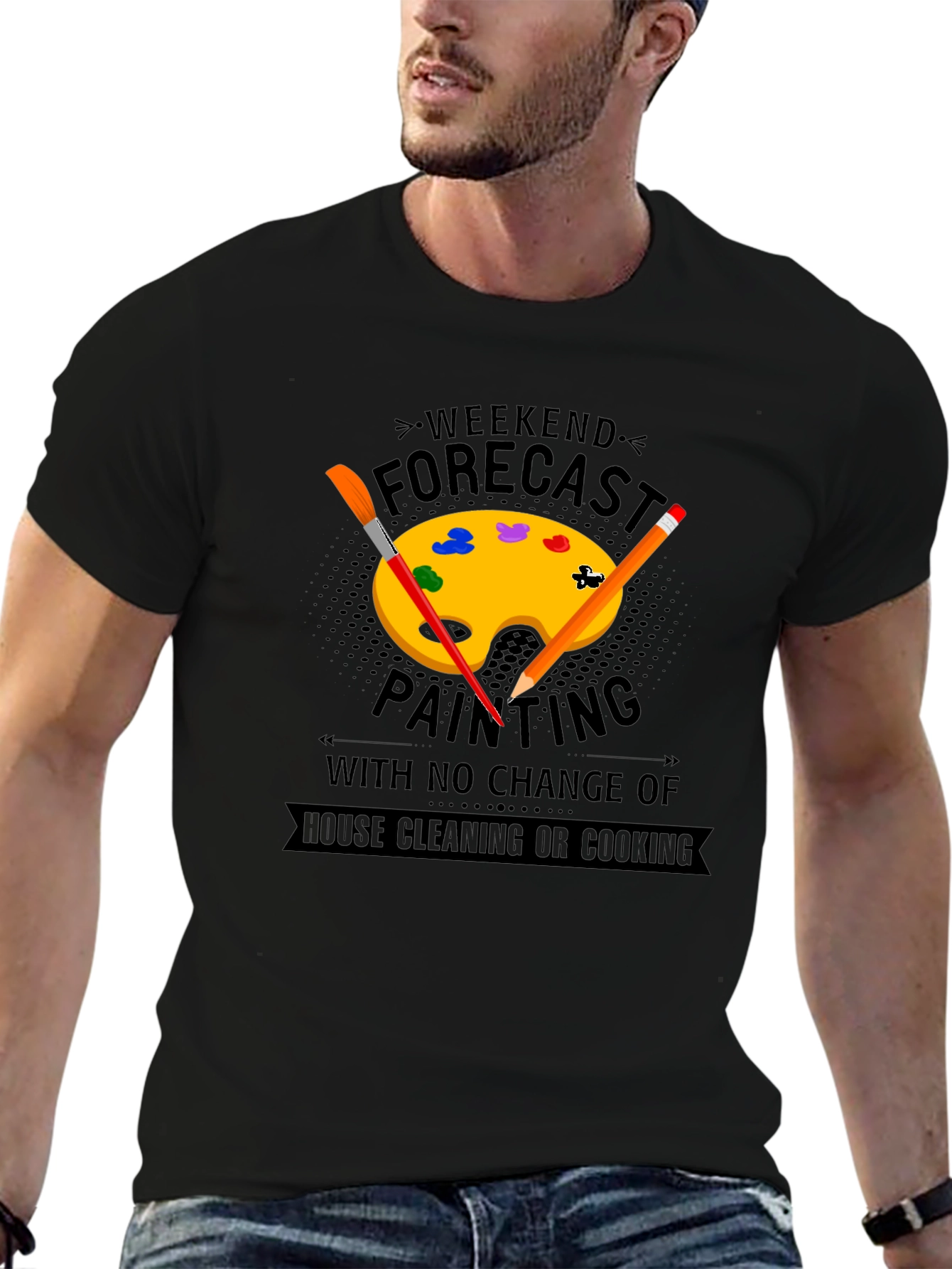 Weekend Painting Forecast T-Shirt