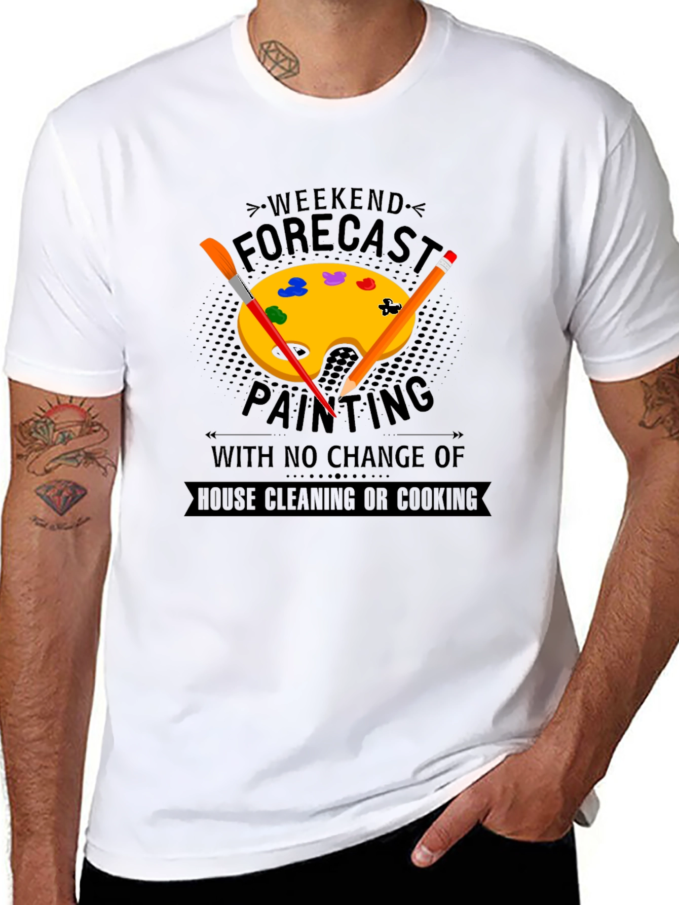 Weekend Painting Forecast T-Shirt