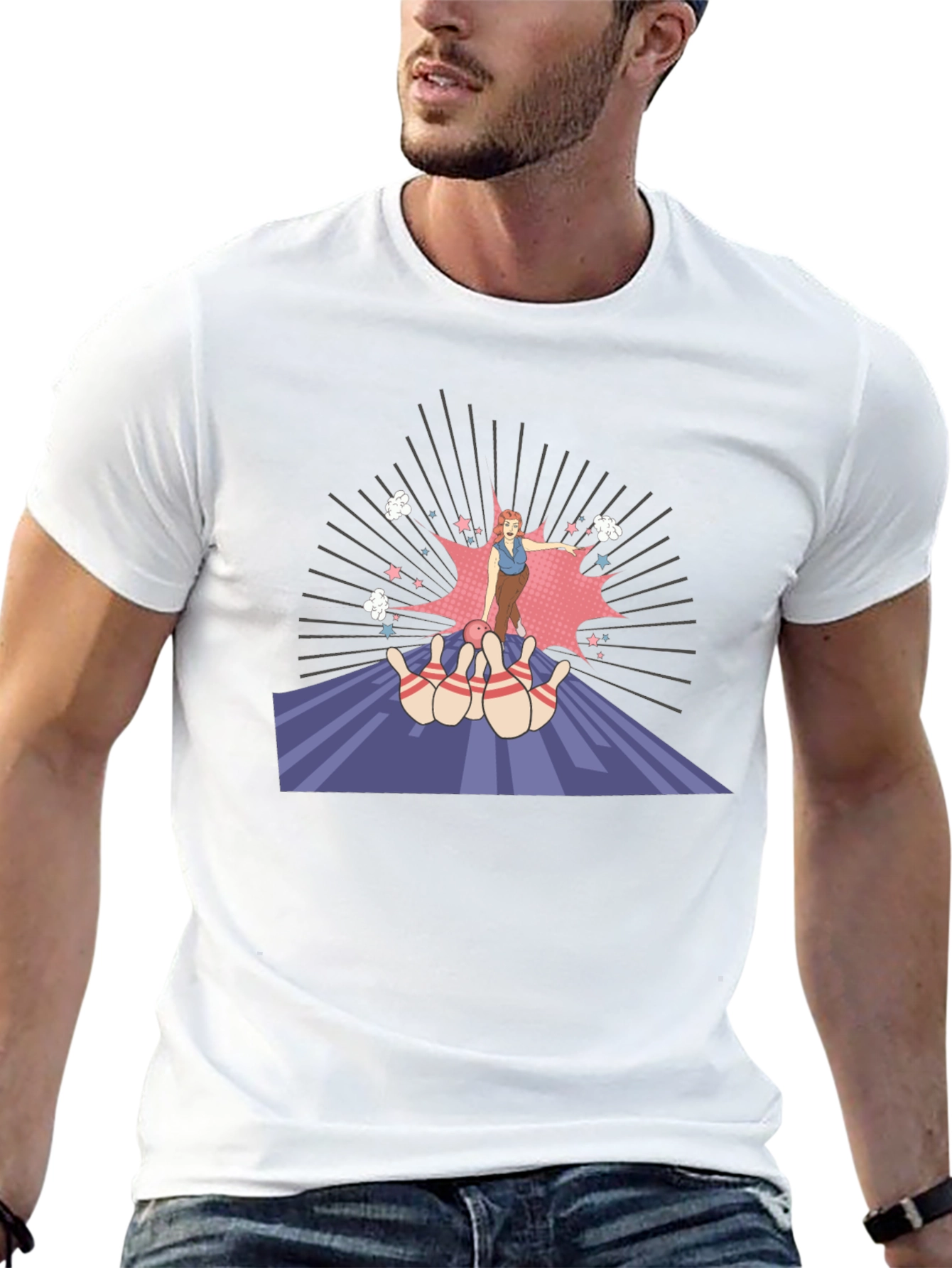 Retro Bowling Strike T-Shirt