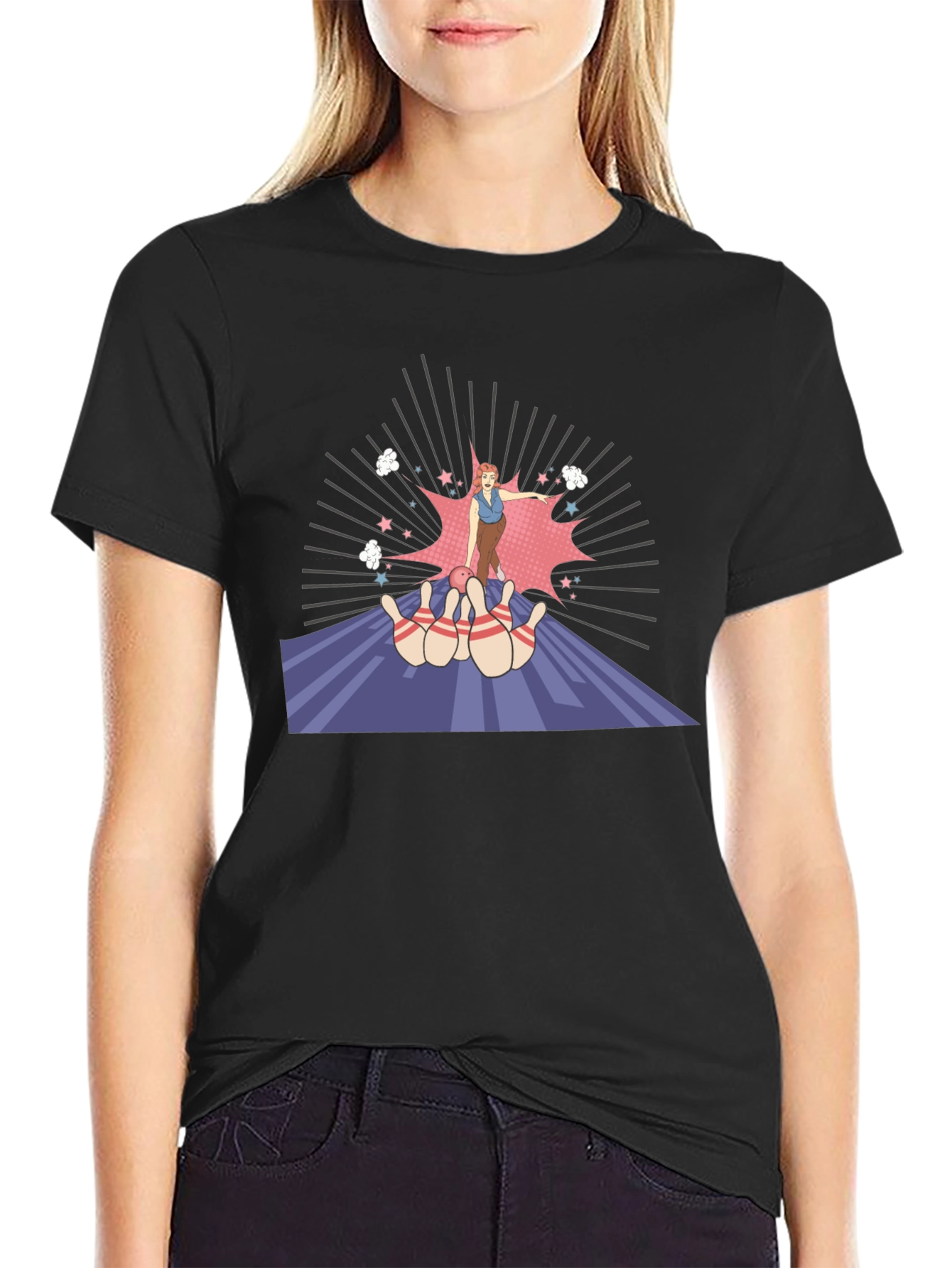 Retro Bowling Strike T-Shirt