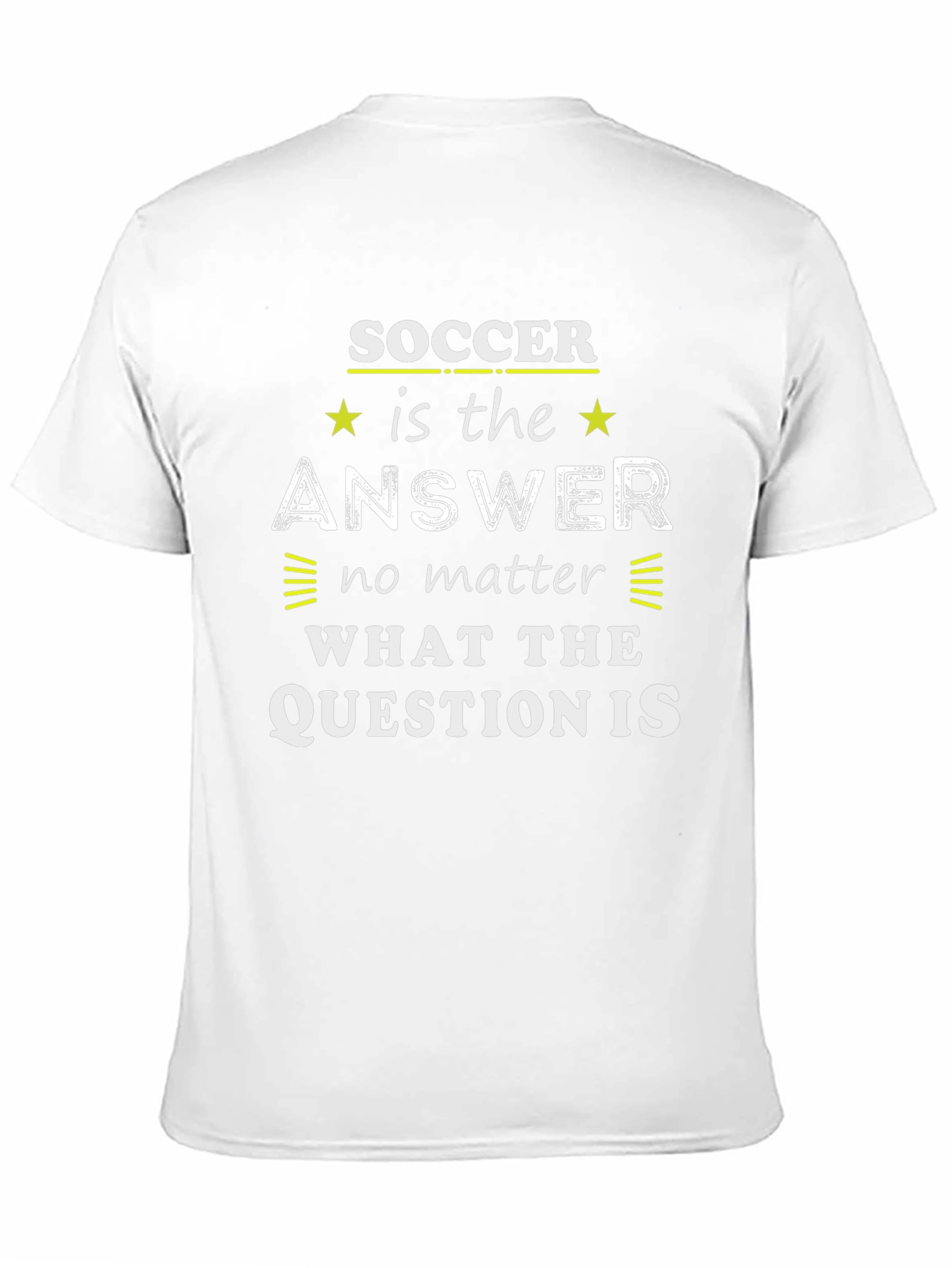 Soccer is the Answer Graphic Tee