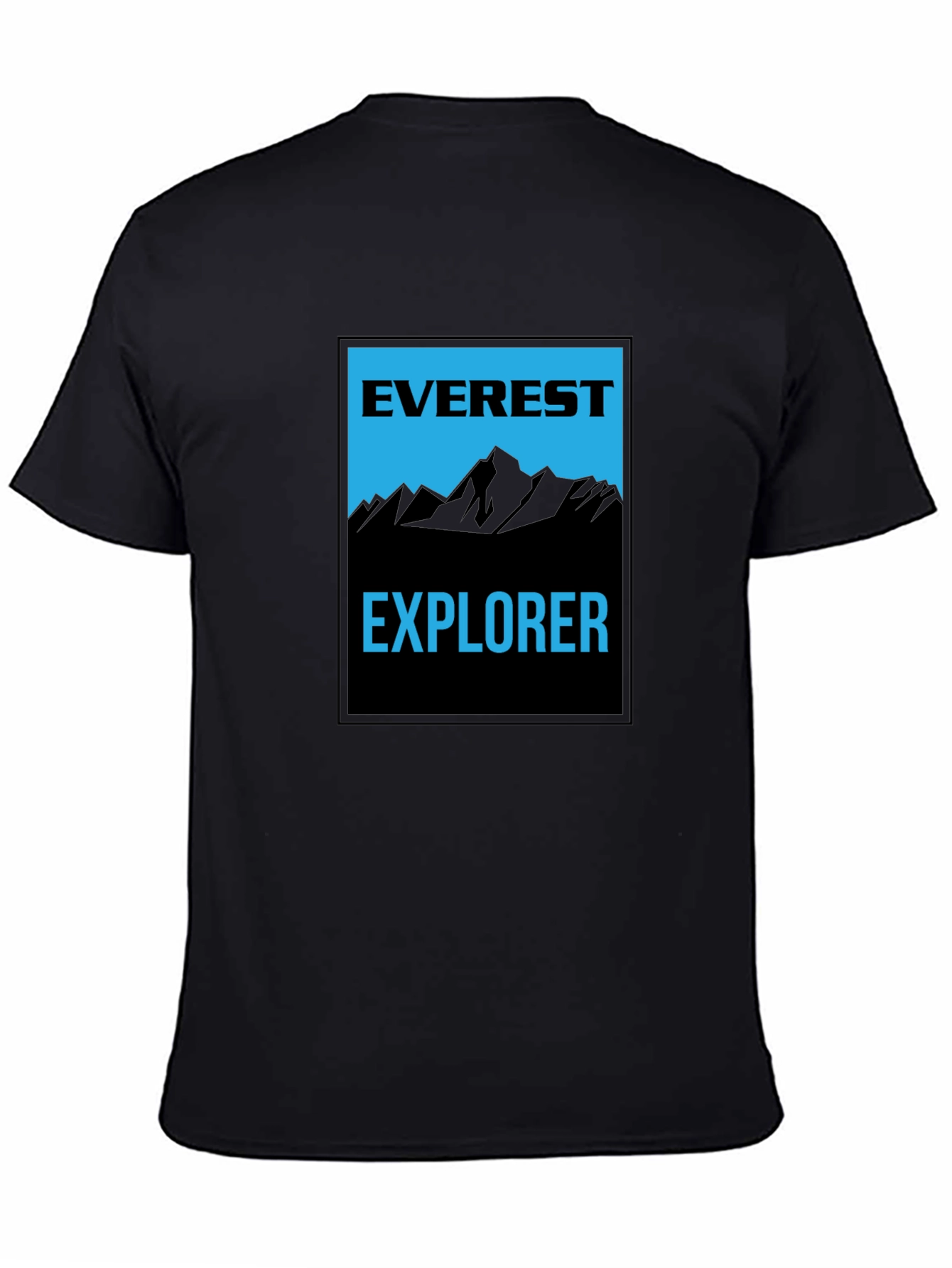 Everest Explorer Black Graphic Tee