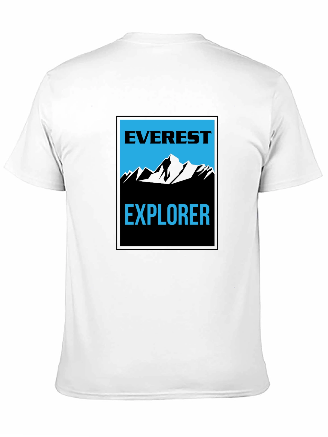Everest Explorer Black Graphic Tee